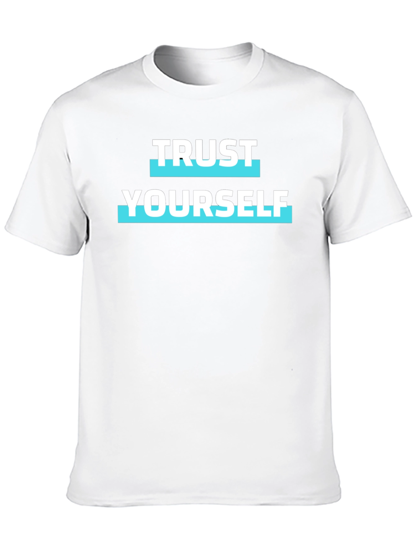 Trust Yourself Graphic Tee - Motivational Black T-Shirt