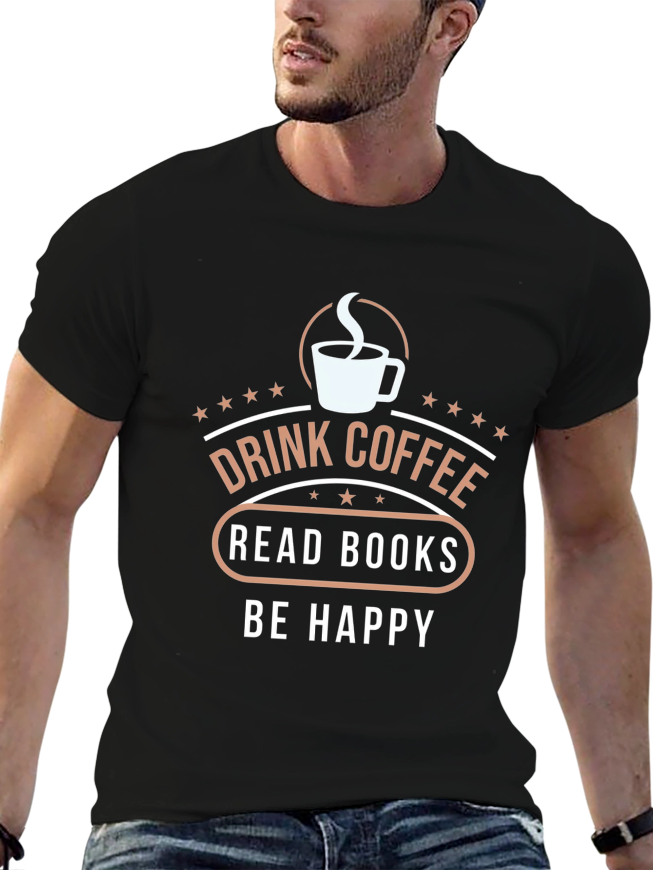 Coffee & Books Graphic T-Shirt