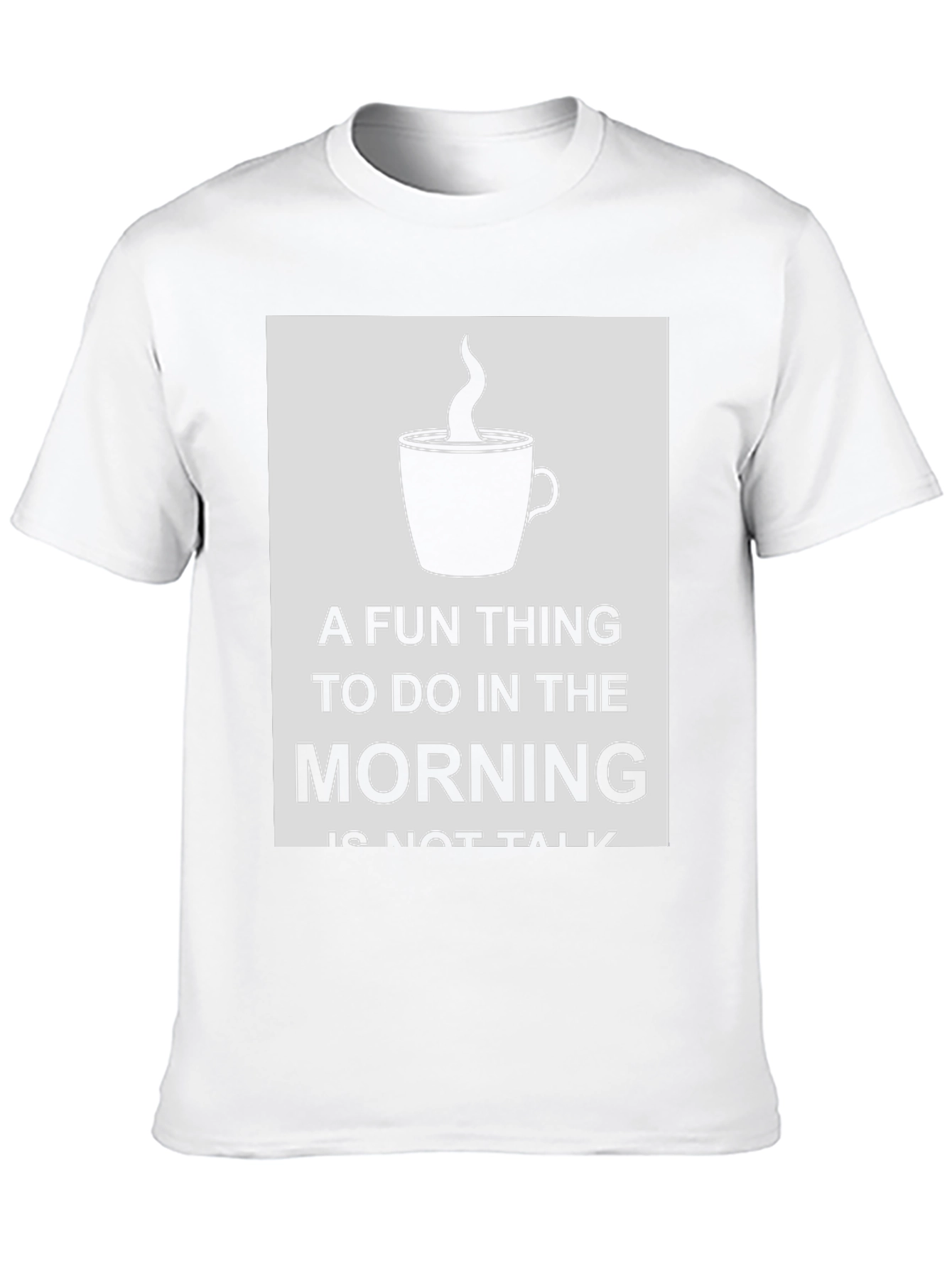 Funny Morning Coffee Graphic T-Shirt