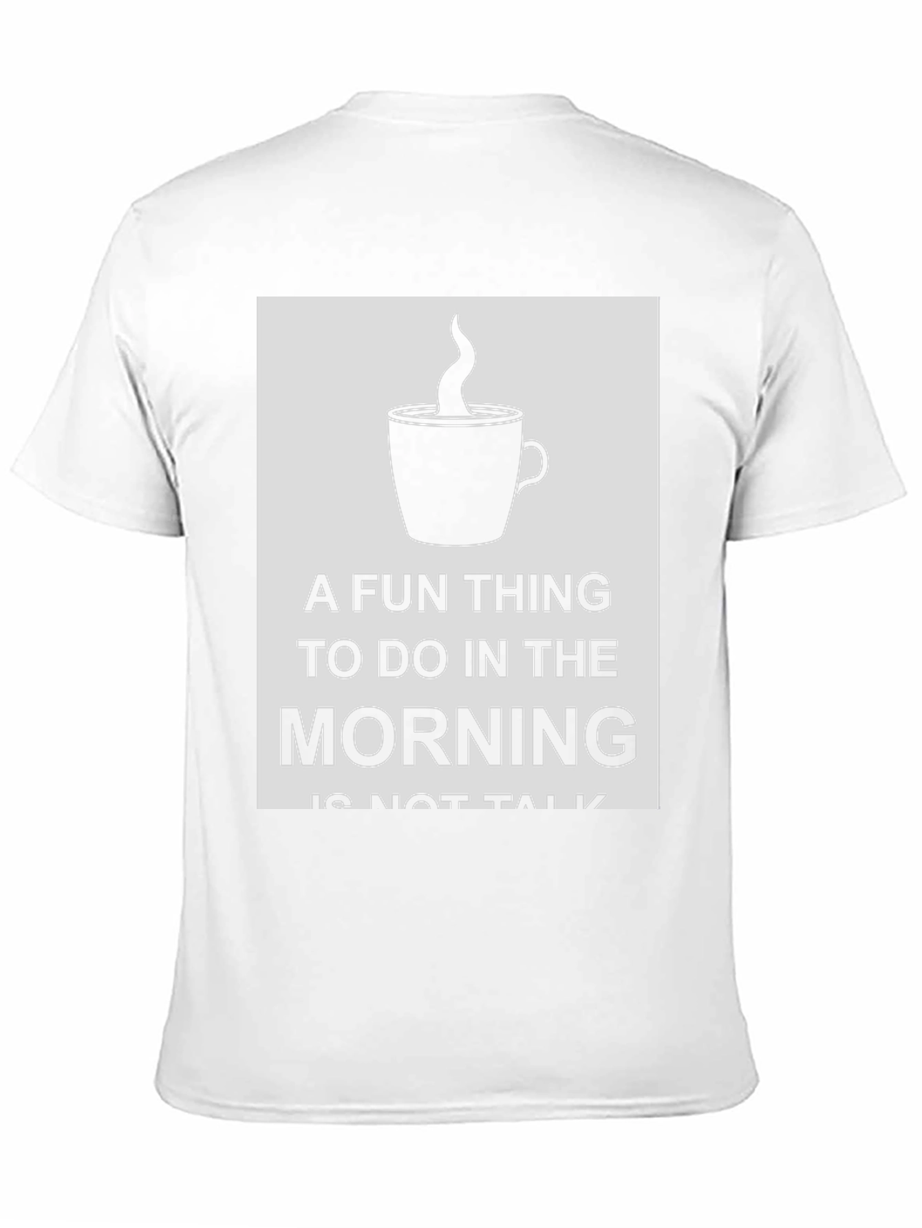 Funny Morning Coffee Graphic T-Shirt