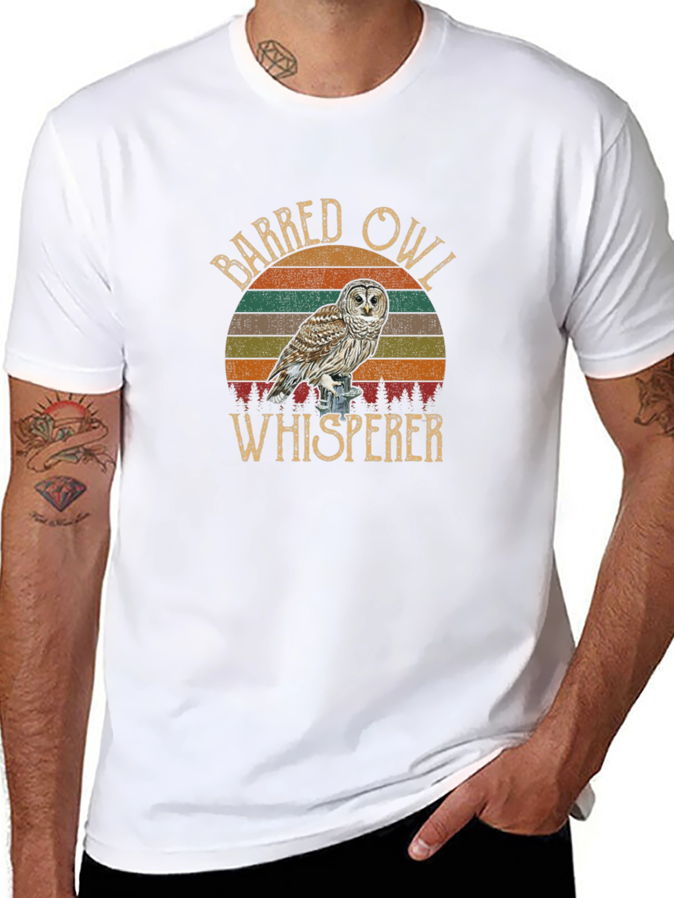 Barred Owl Whisperer Graphic Tee