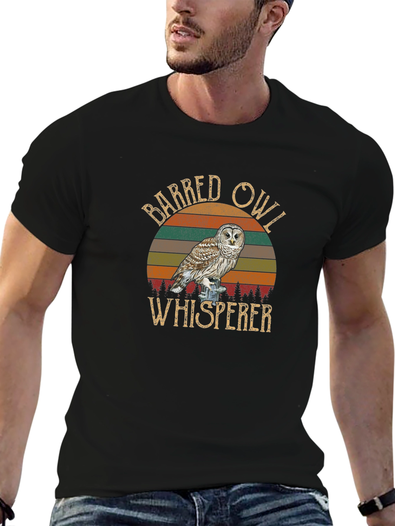 Barred Owl Whisperer Graphic Tee