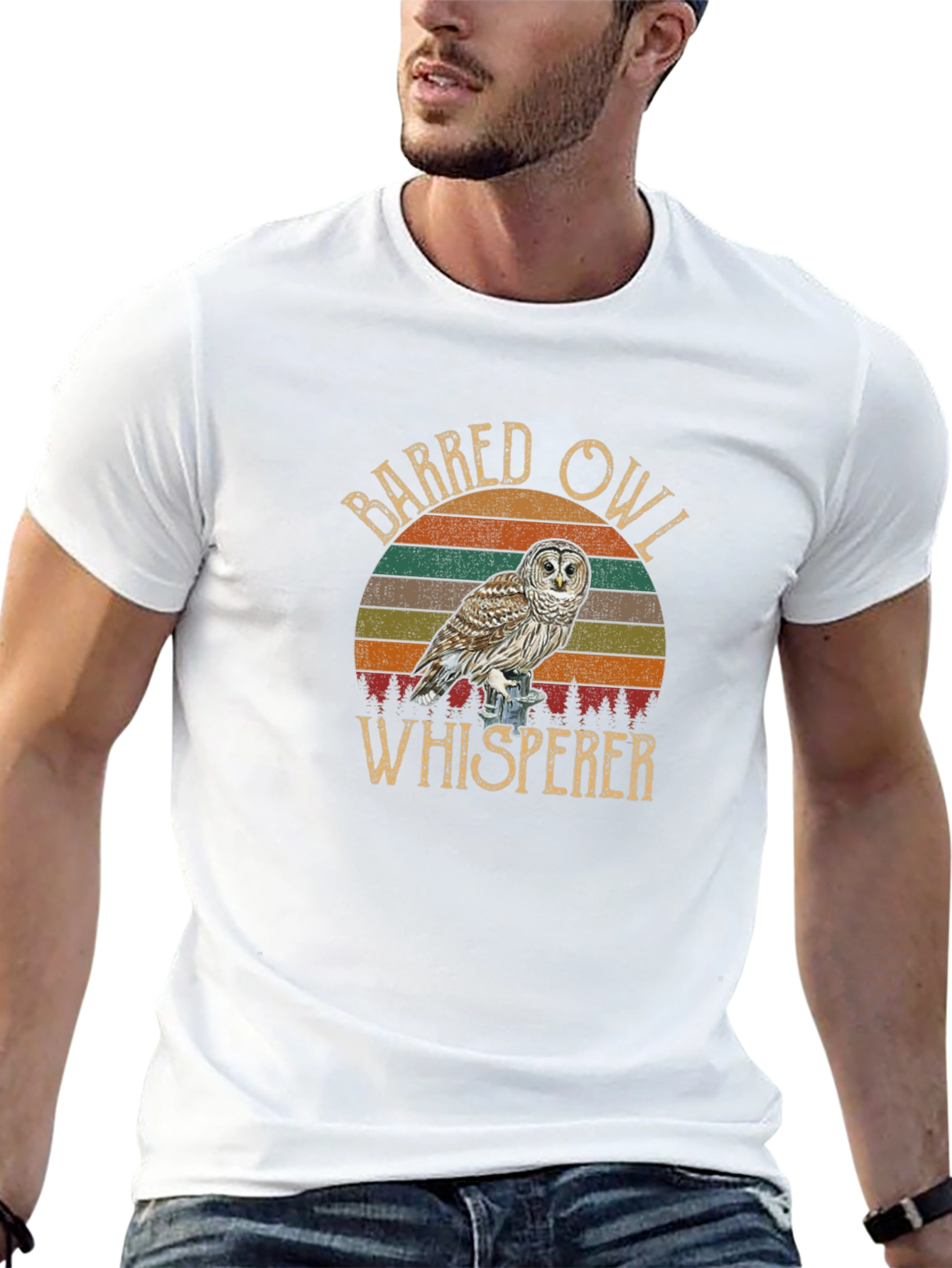 Barred Owl Whisperer Graphic Tee