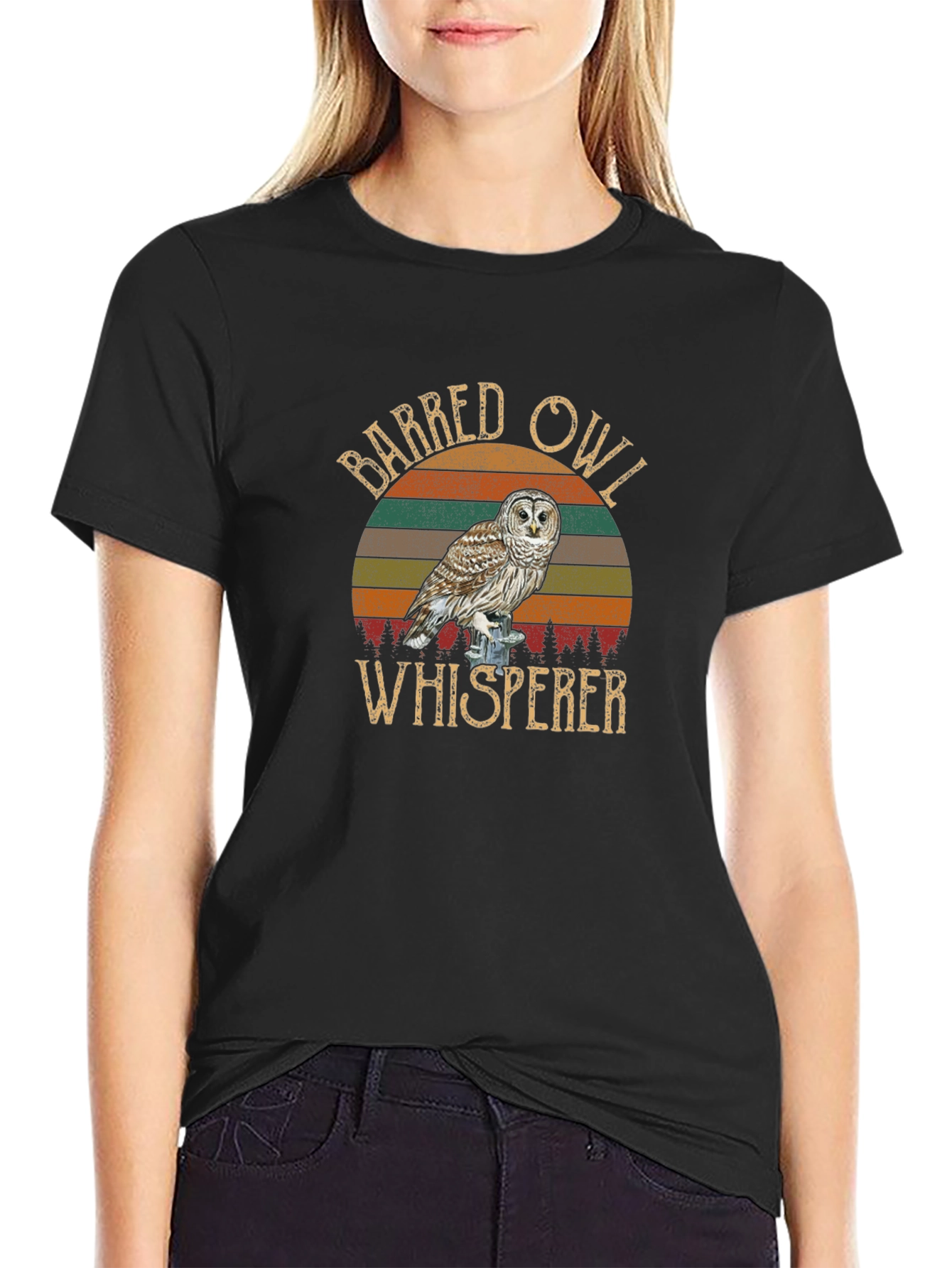 Barred Owl Whisperer Graphic Tee