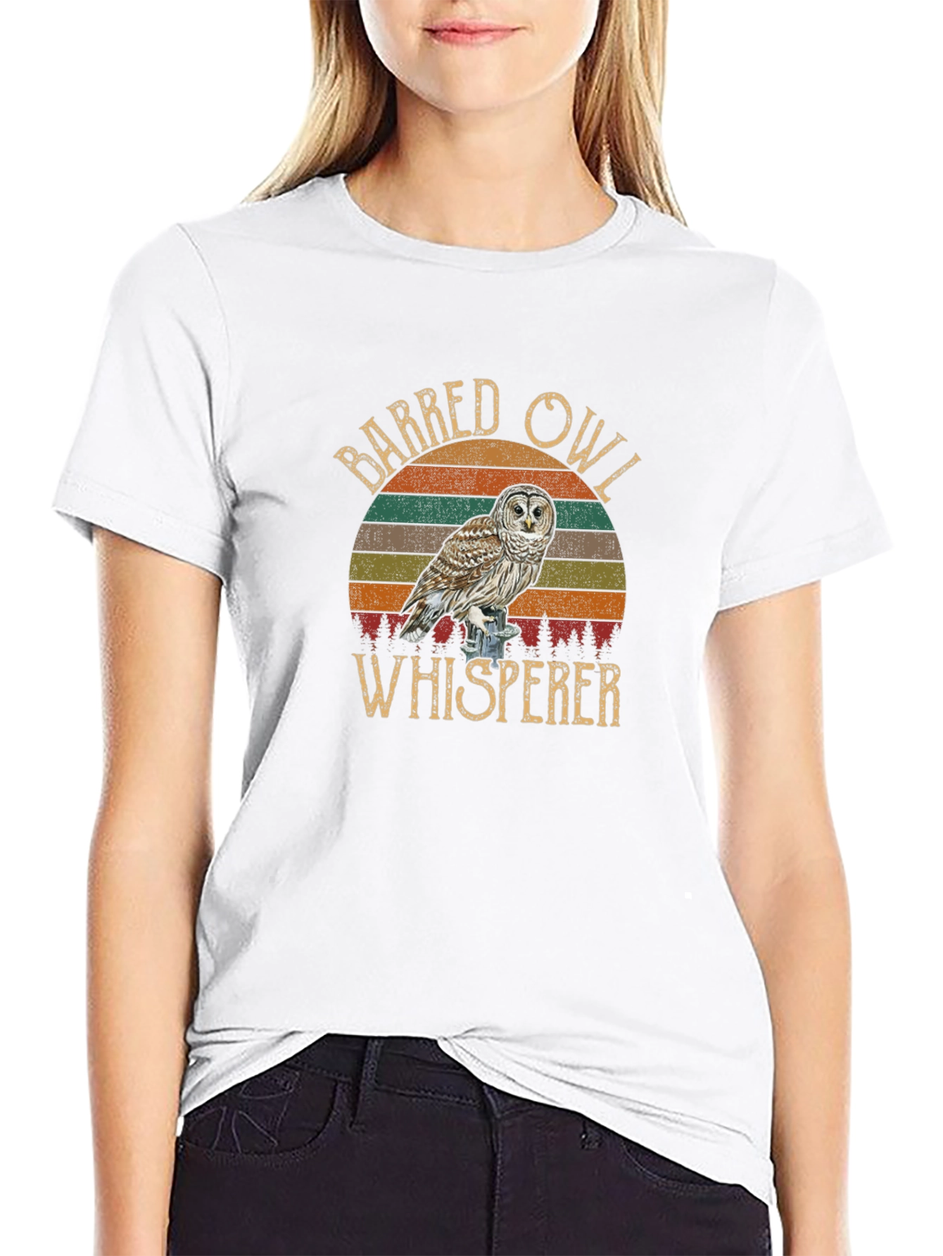 Barred Owl Whisperer Graphic Tee