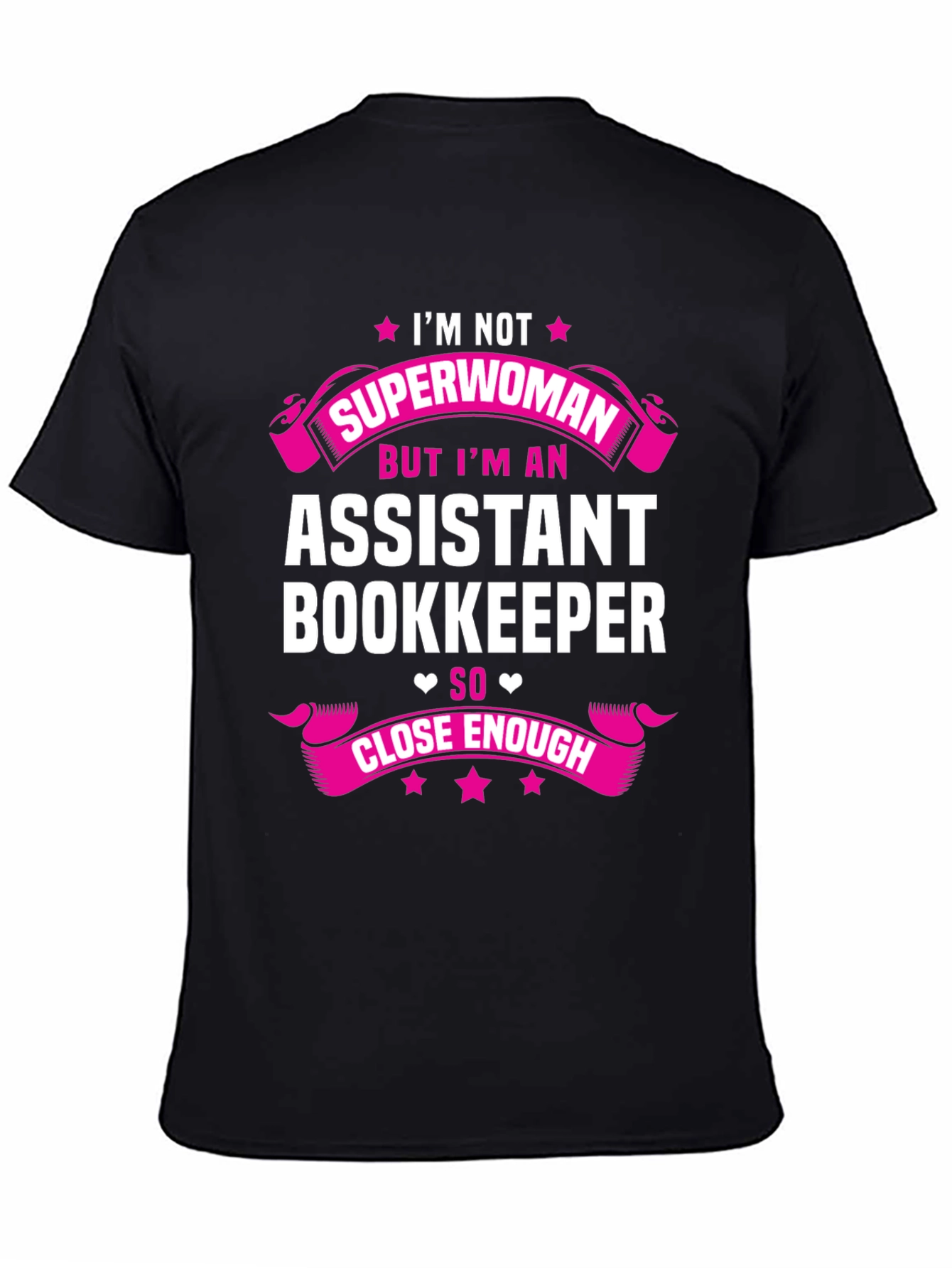 Assistant Bookkeeper Superwoman Graphic Tee