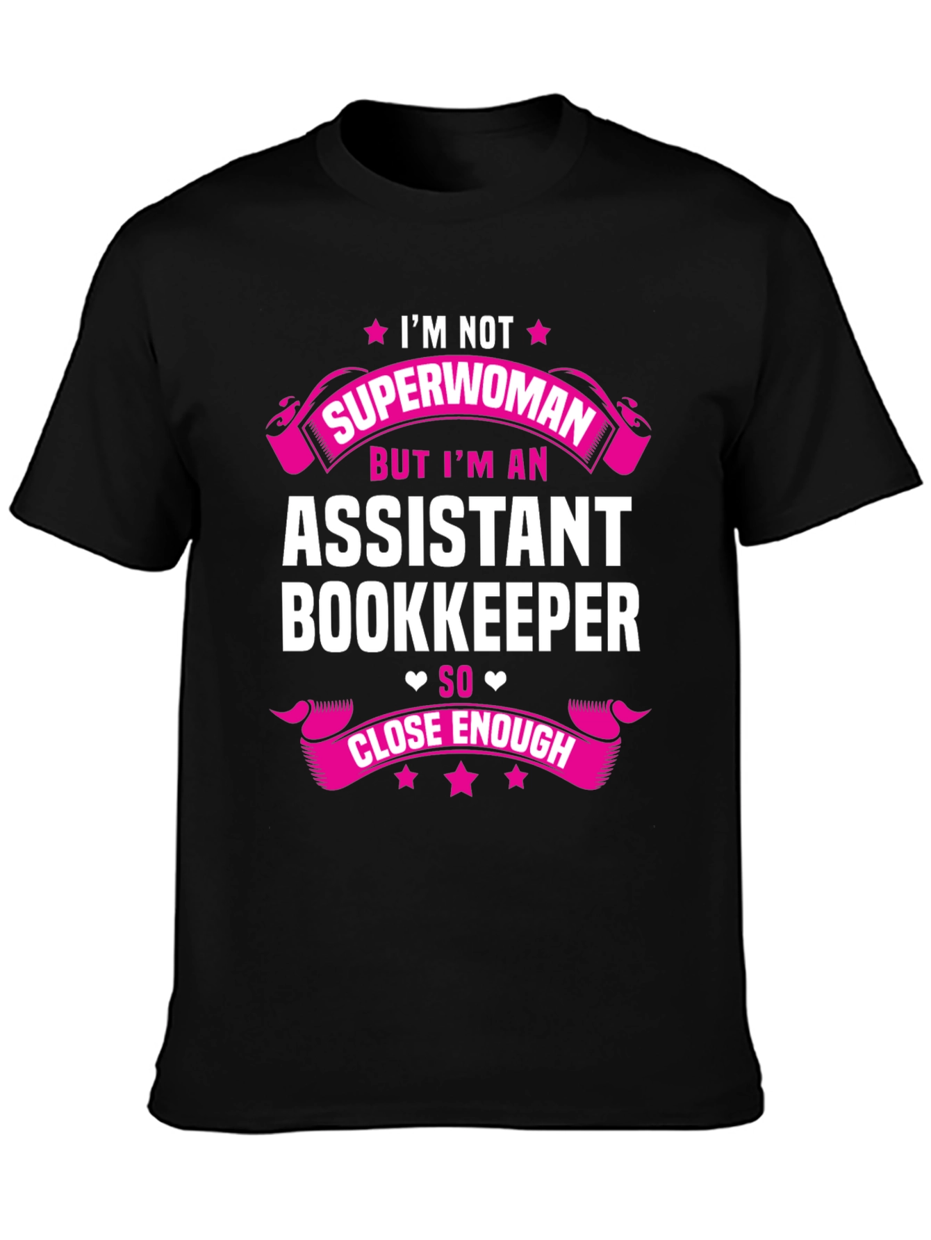 Assistant Bookkeeper Superwoman Graphic Tee