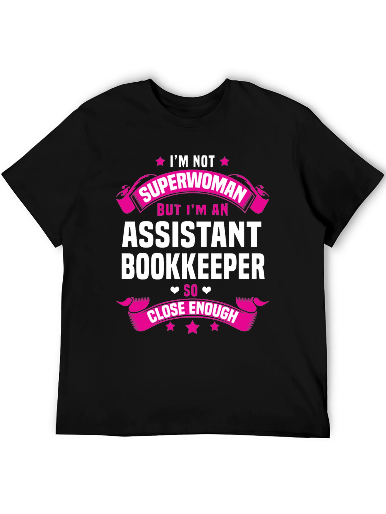 Assistant Bookkeeper Superwoman Graphic Tee