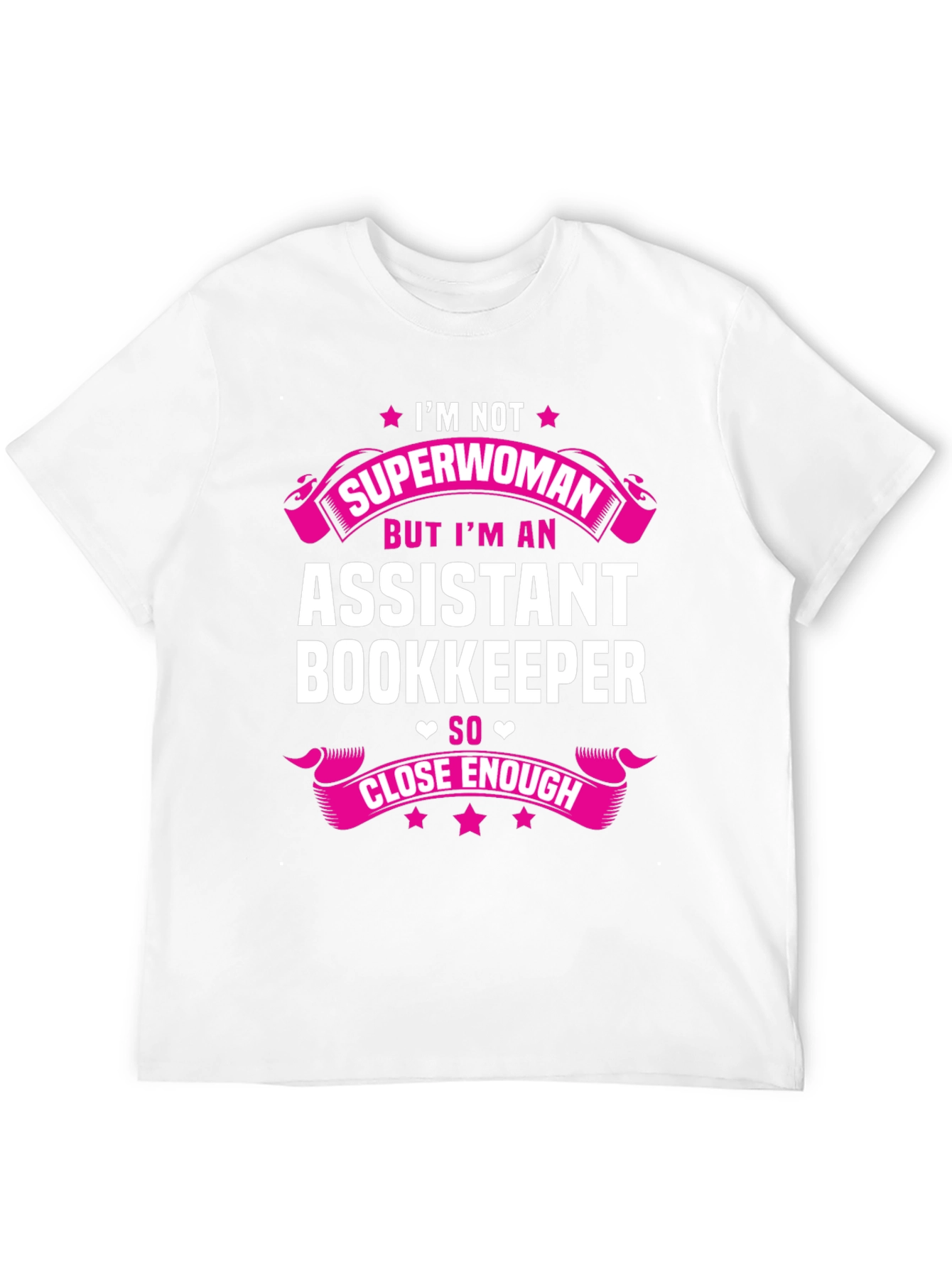 Assistant Bookkeeper Superwoman Graphic Tee