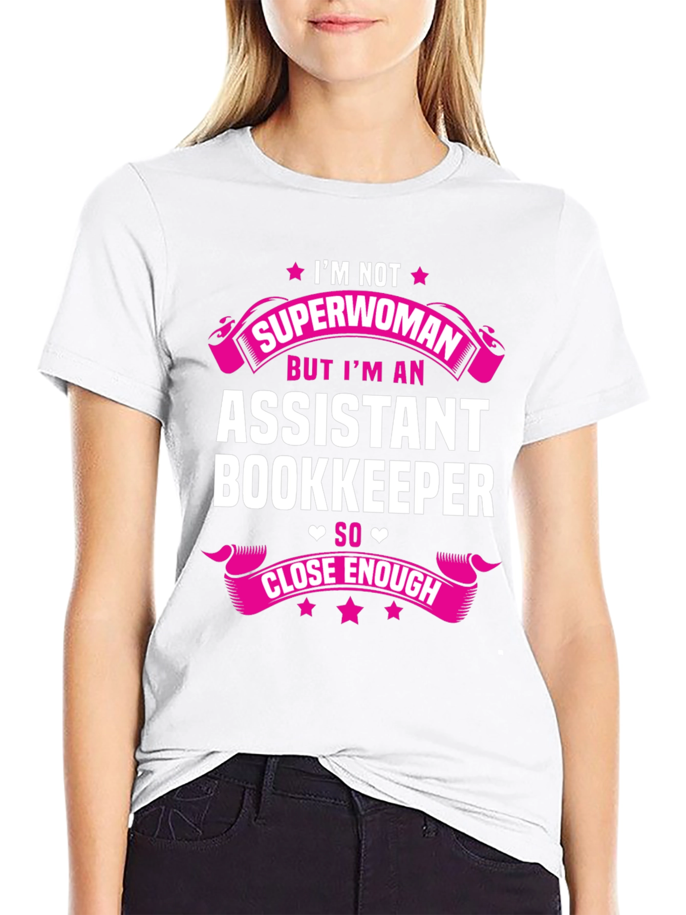 Assistant Bookkeeper Superwoman Graphic Tee