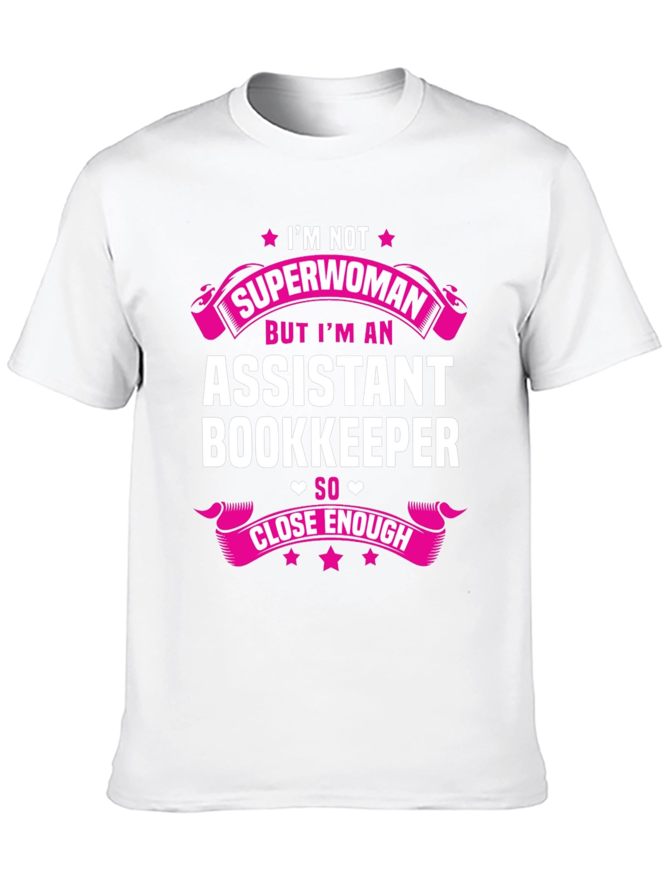 Assistant Bookkeeper Superwoman Graphic Tee