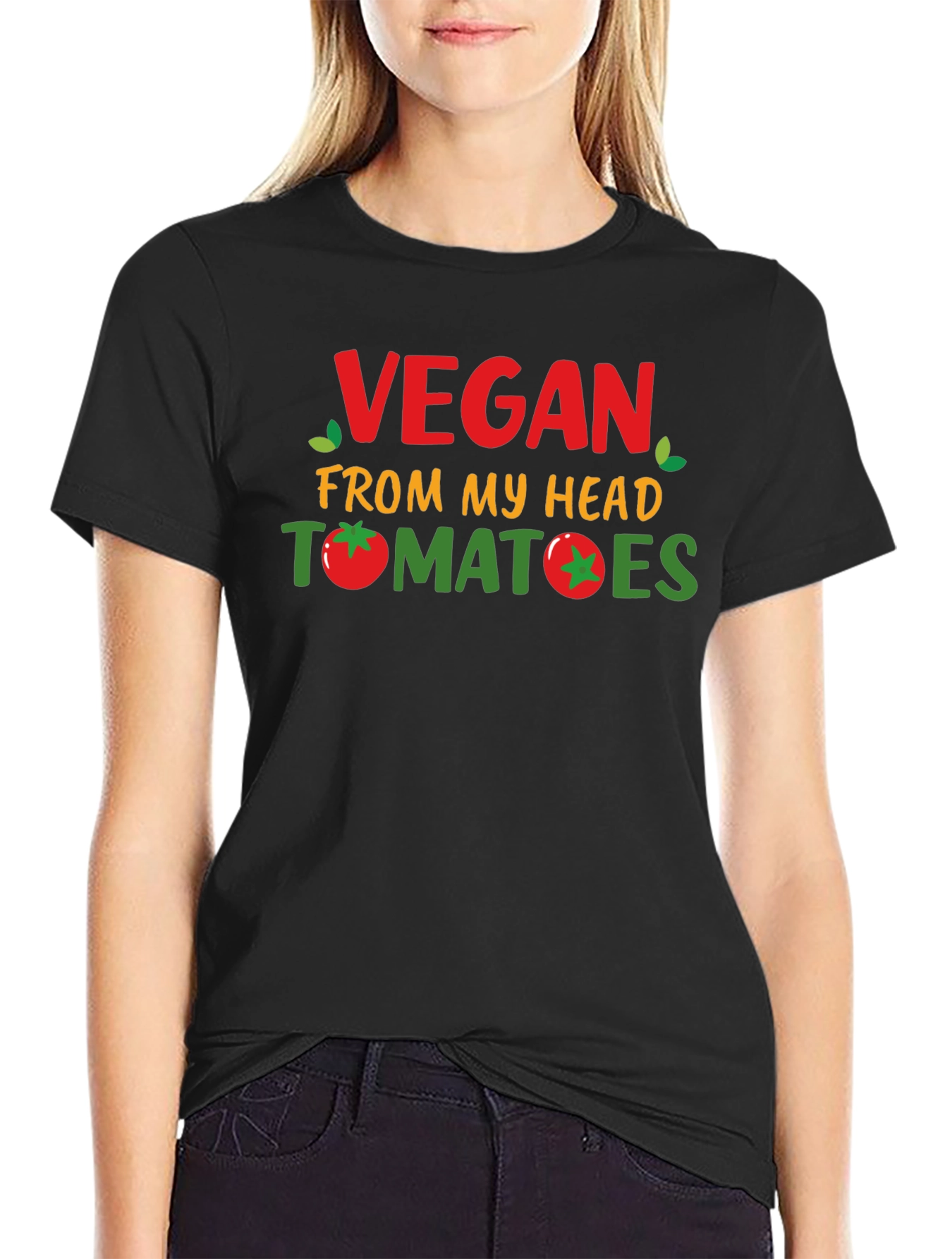 Vegan Tomato Graphic T-Shirt
