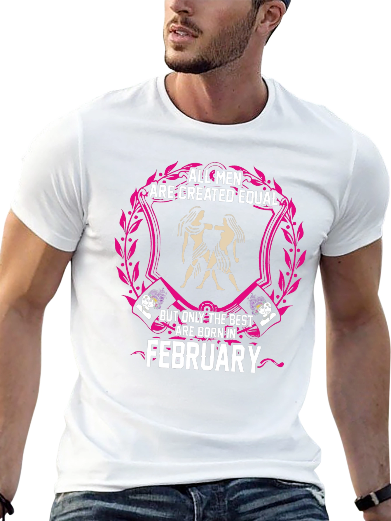 All Men Are Created Equal February Birthday T-Shirt