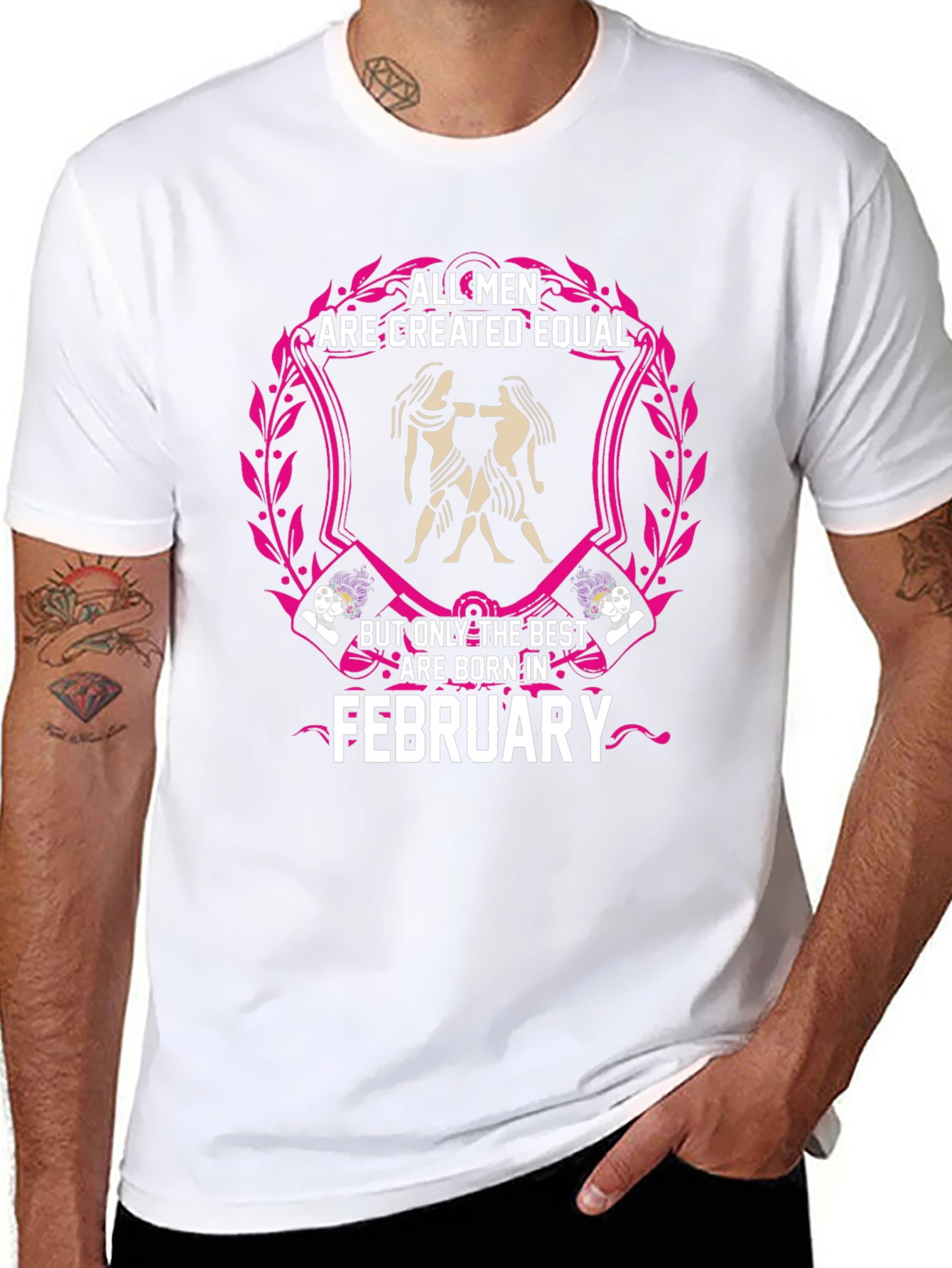 All Men Are Created Equal February Birthday T-Shirt