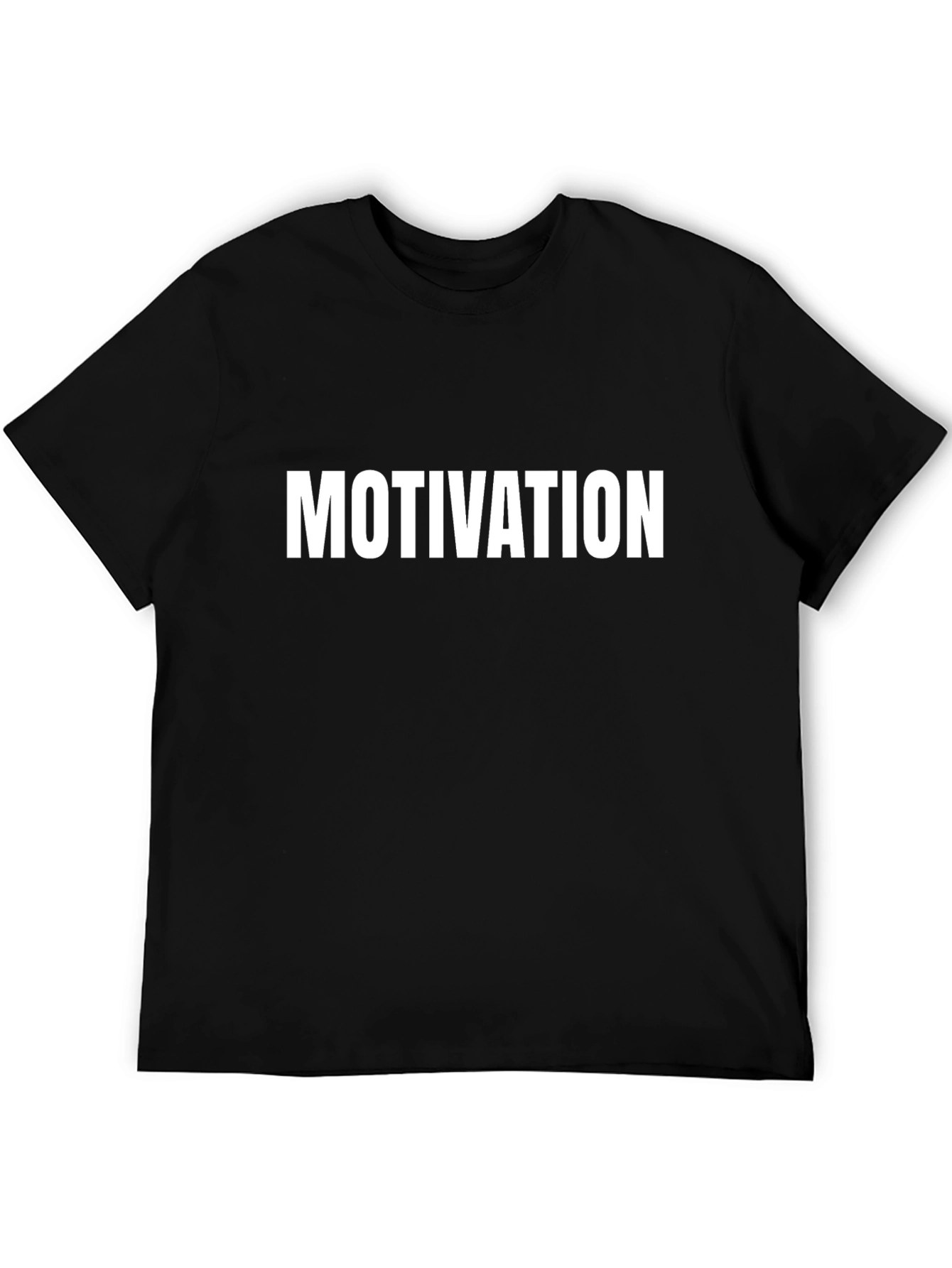 Motivational Black Graphic Tee