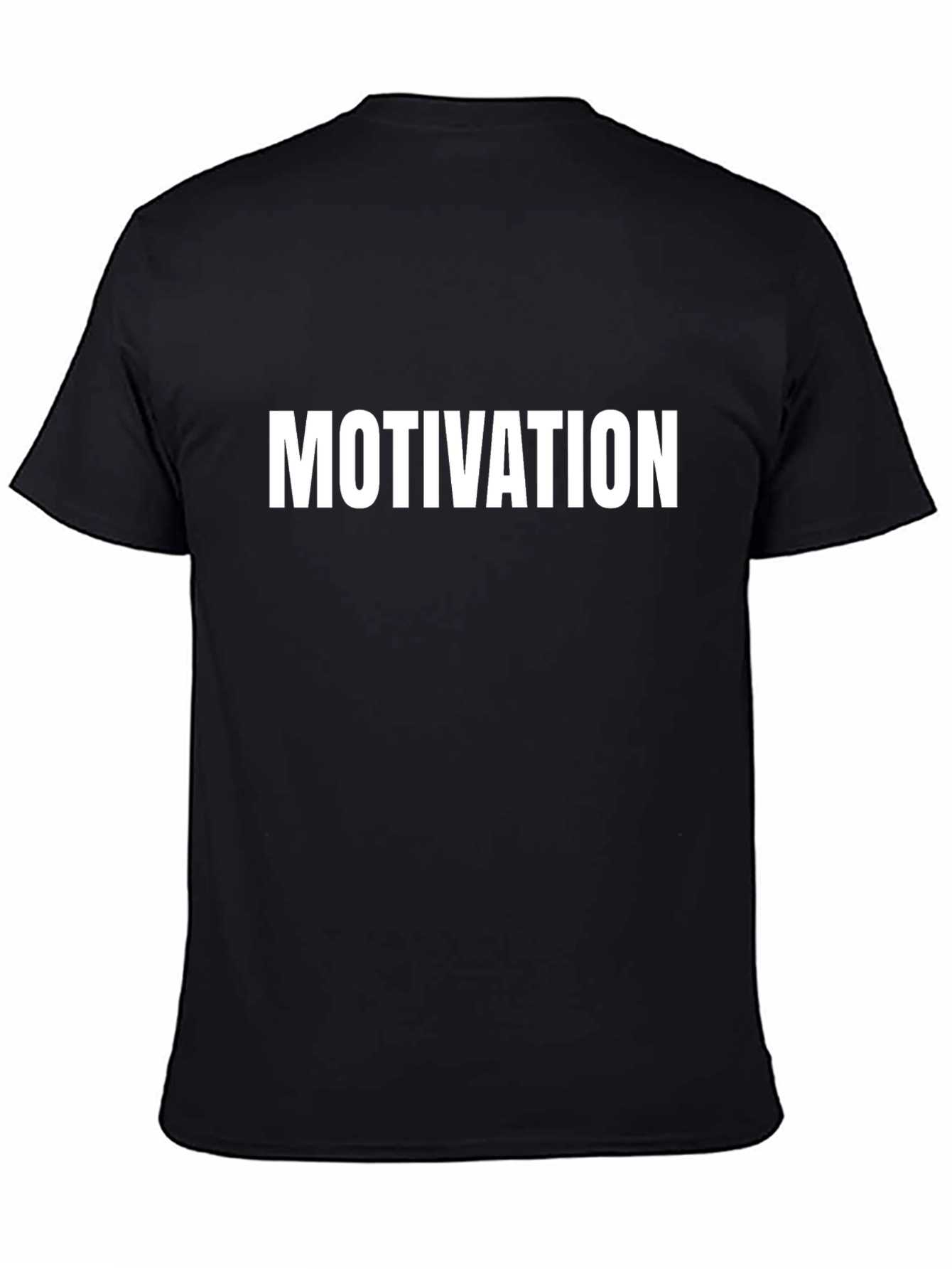 Motivational Black Graphic Tee