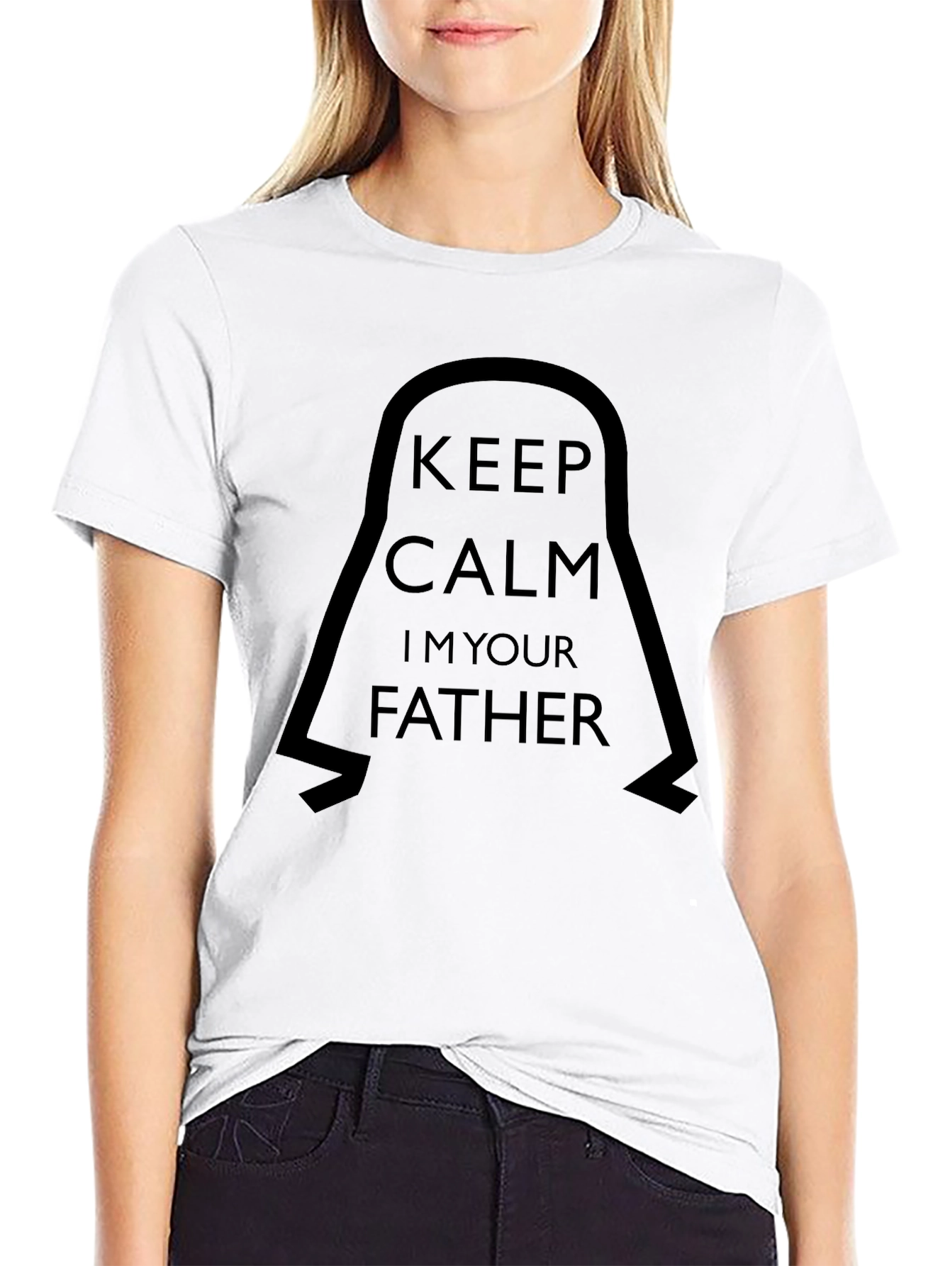 Keep Calm Im Your Father Black T-Shirt