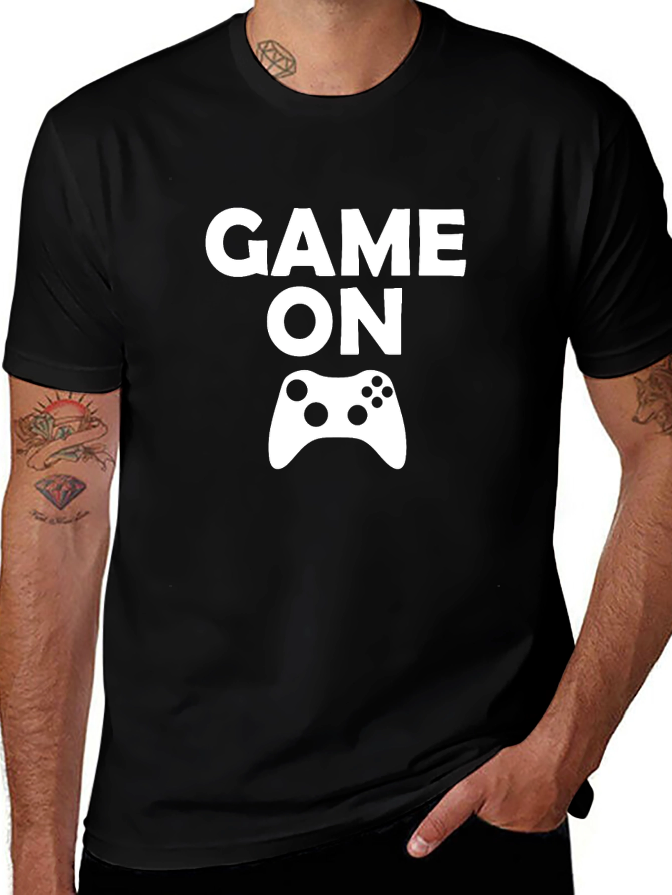 Game On Graphic Tee - Gamer T-Shirt