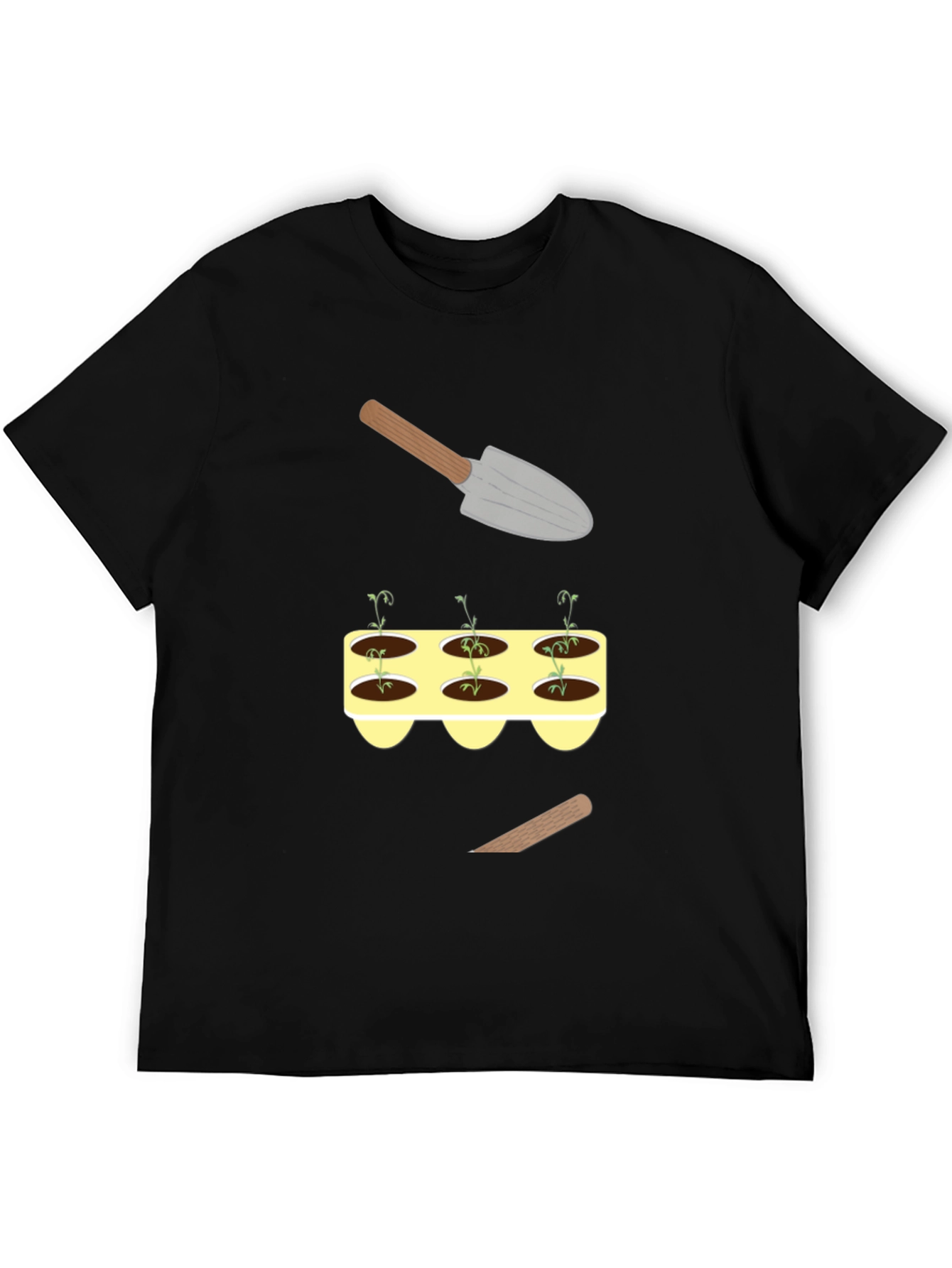 Gardening T-Shirt: Sprouts & Tools Graphic Tee
