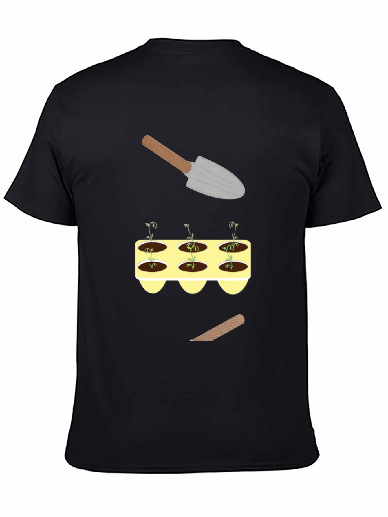 Gardening T-Shirt: Sprouts & Tools Graphic Tee