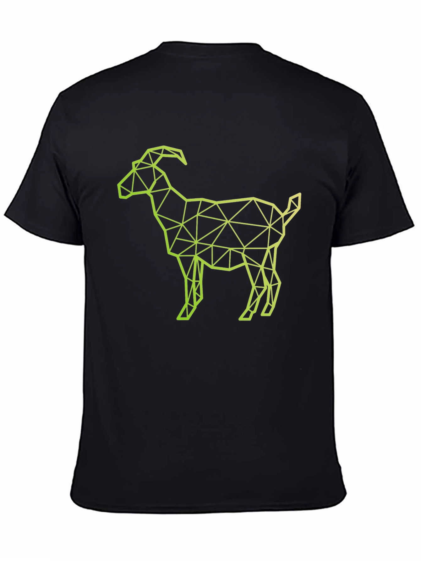 Geometric Goat Graphic T-Shirt
