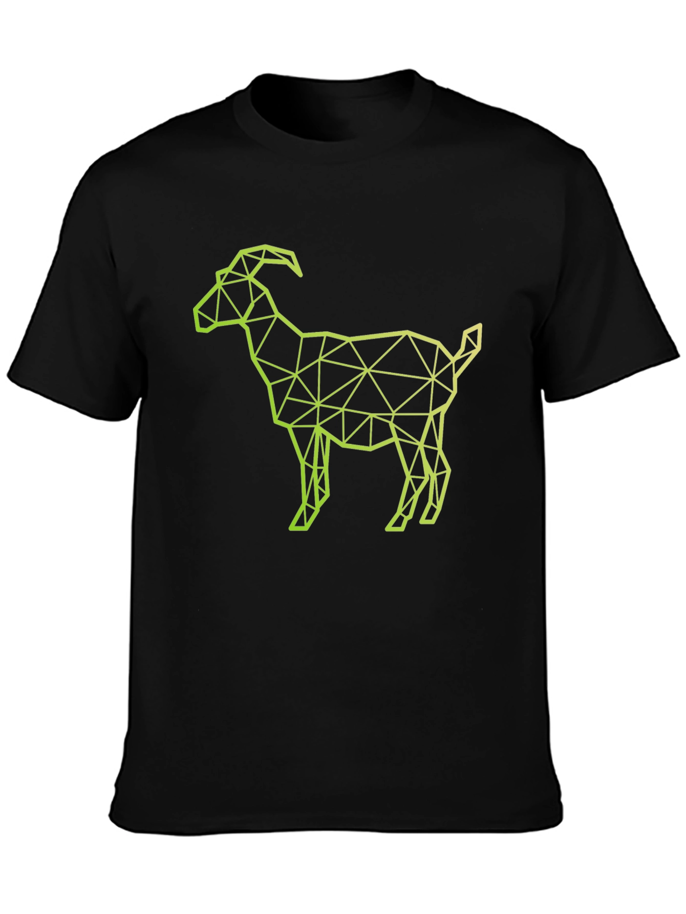 Geometric Goat Graphic T-Shirt