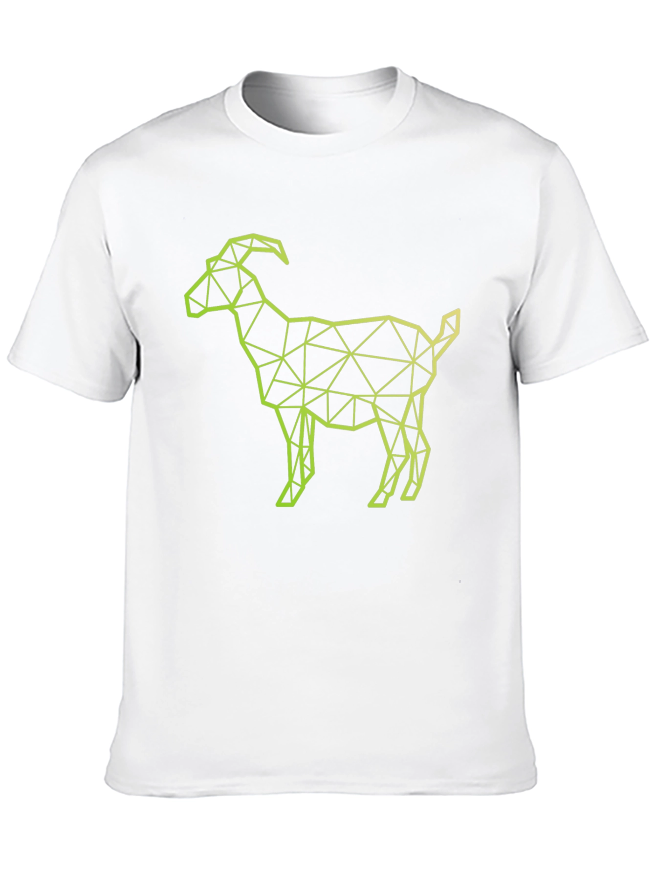 Geometric Goat Graphic T-Shirt