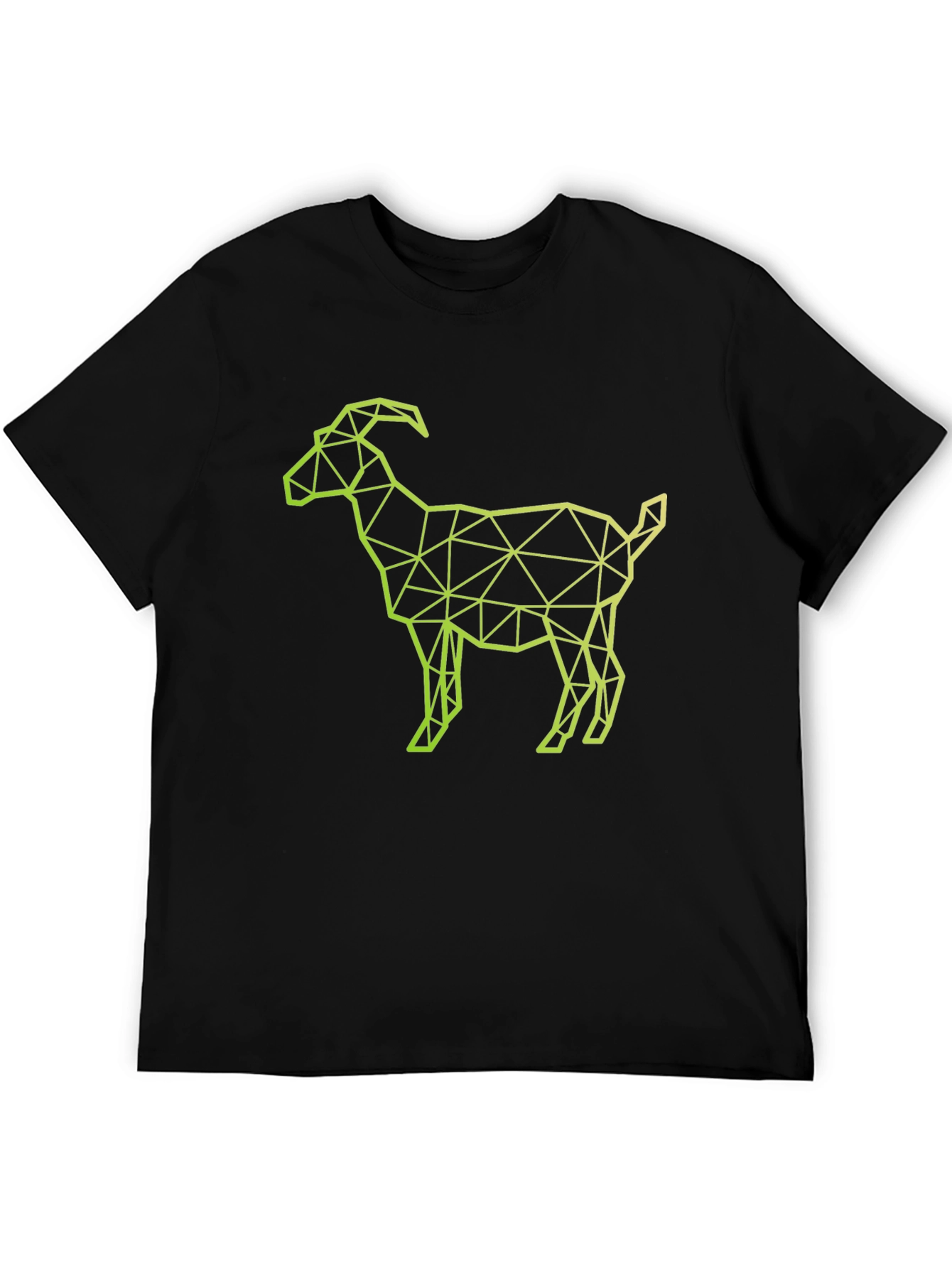 Geometric Goat Graphic T-Shirt