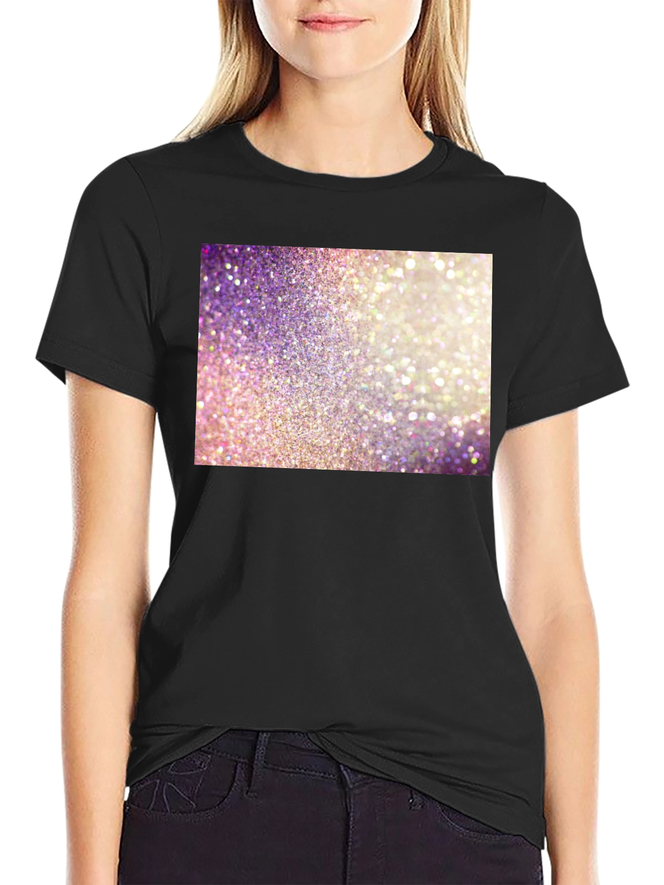 Sparkle Glitter Graphic Tee
