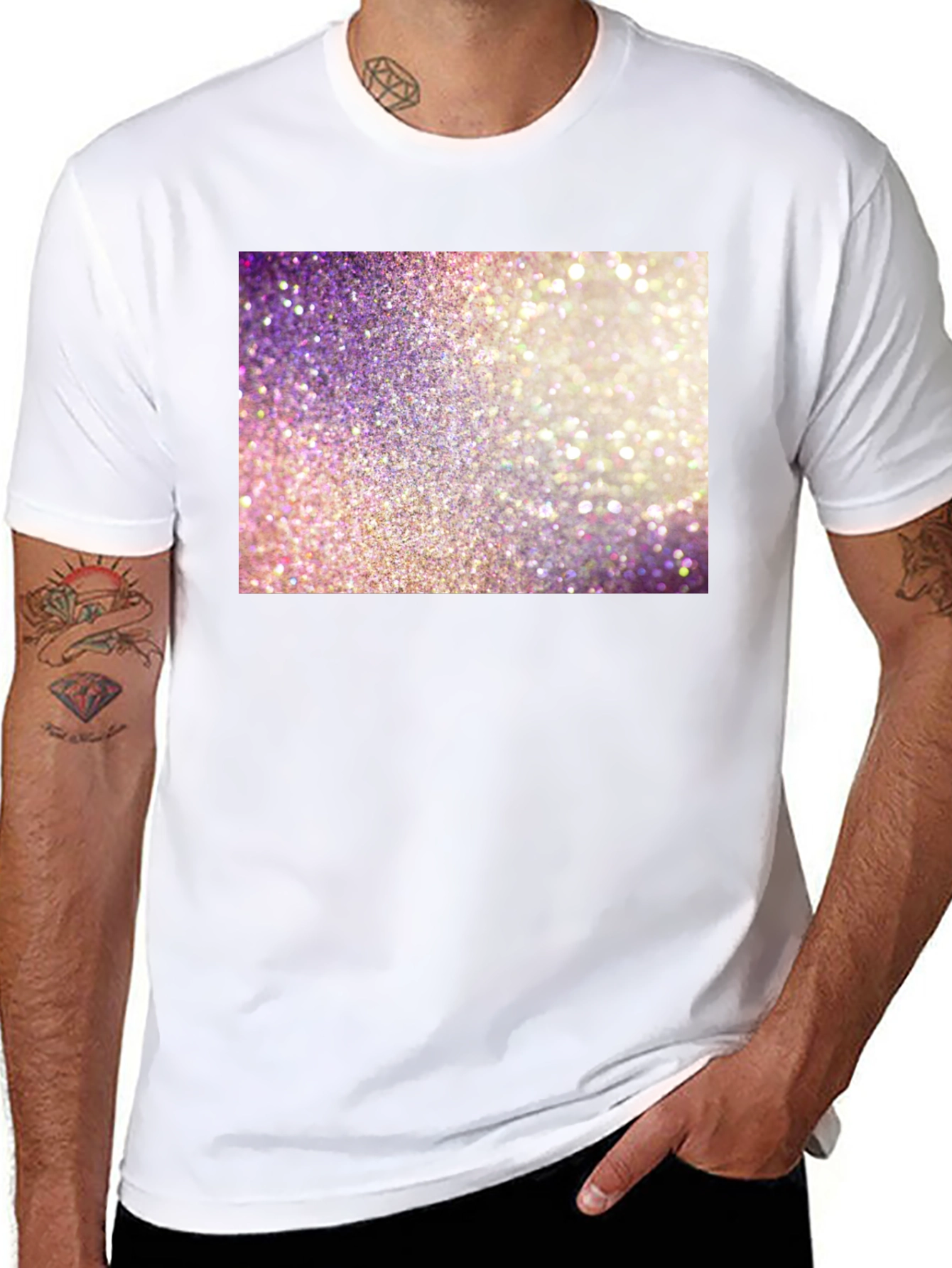 Sparkle Glitter Graphic Tee