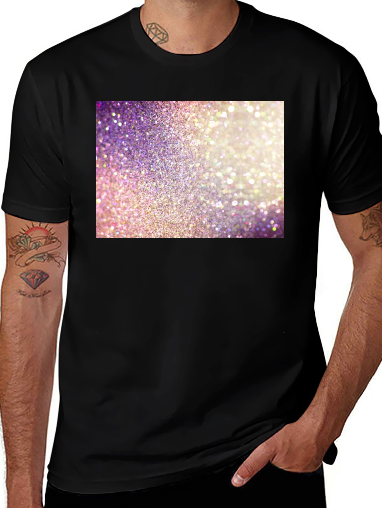 Sparkle Glitter Graphic Tee