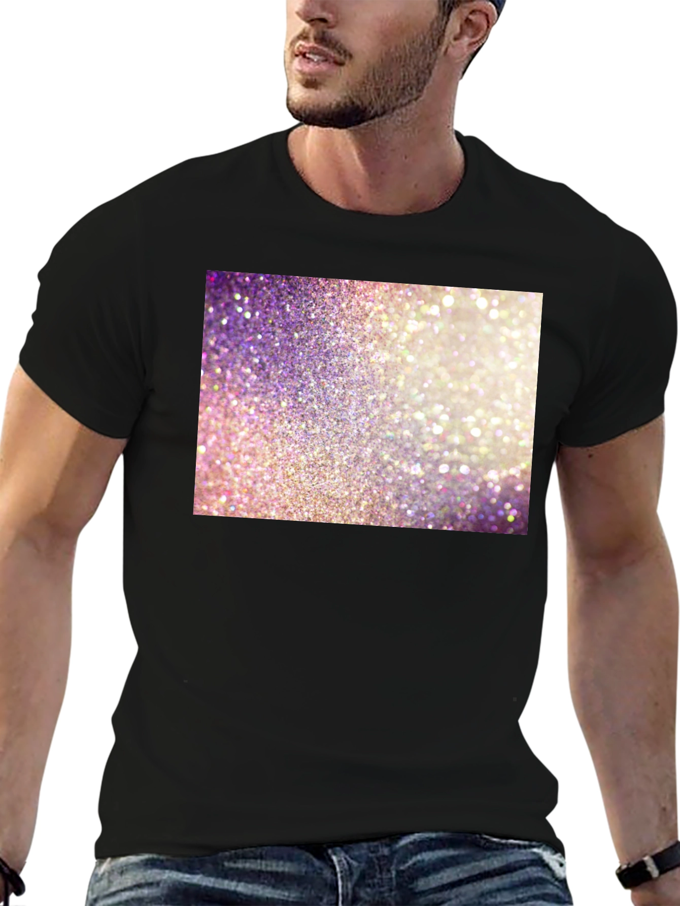 Sparkle Glitter Graphic Tee
