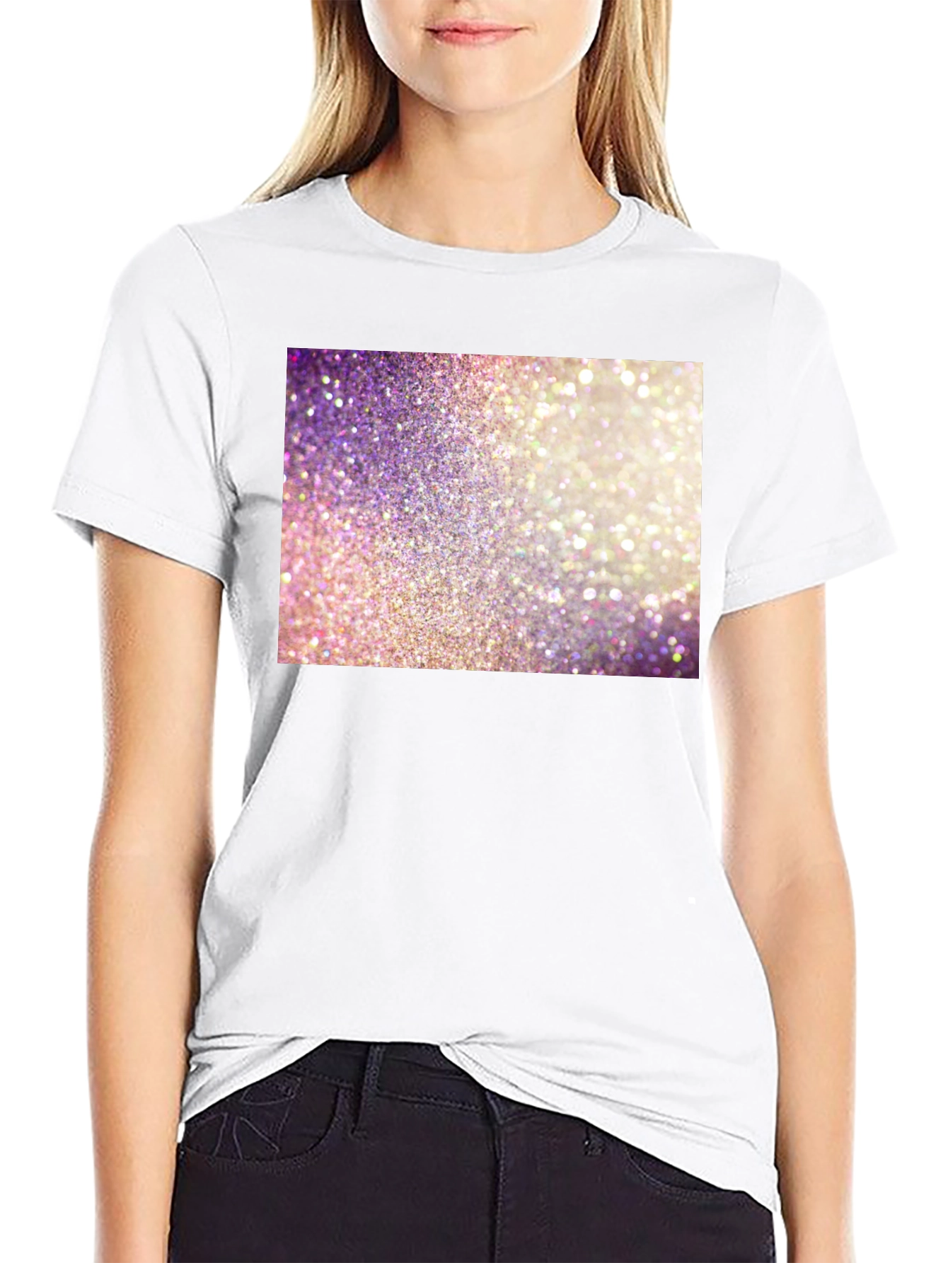 Sparkle Glitter Graphic Tee
