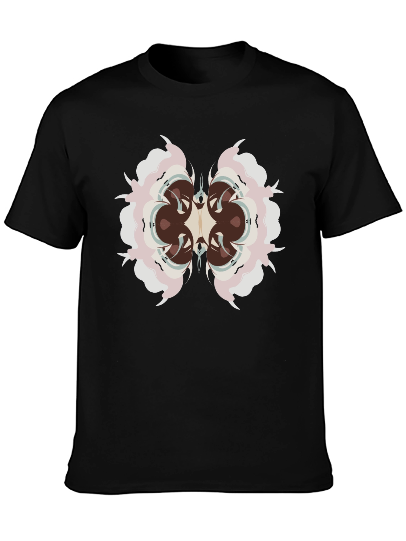 Abstract Black Tee: Eye-Catching Graphic Design