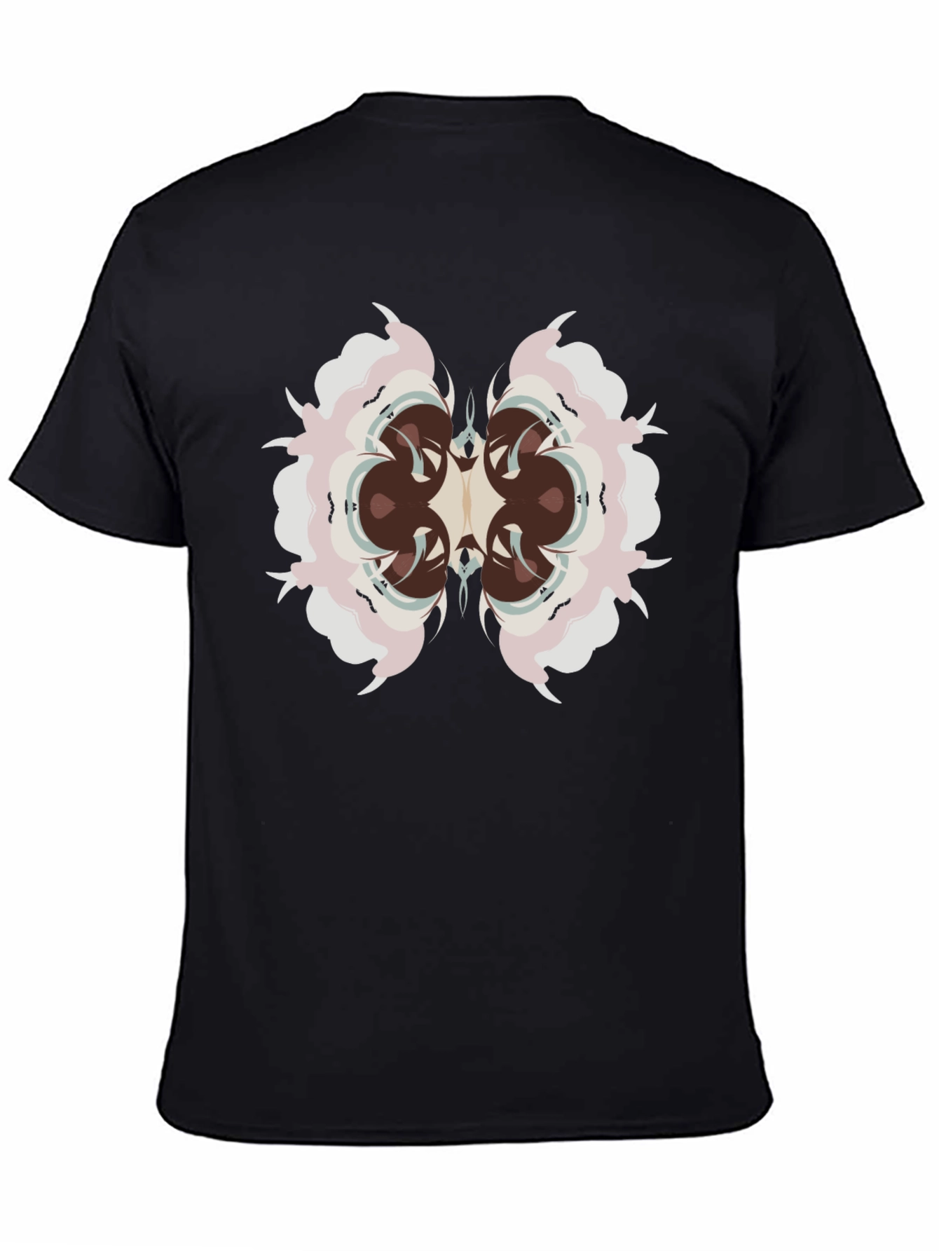 Abstract Black Tee: Eye-Catching Graphic Design