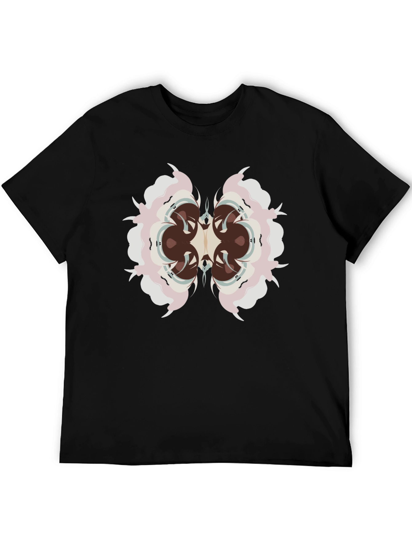 Abstract Black Tee: Eye-Catching Graphic Design