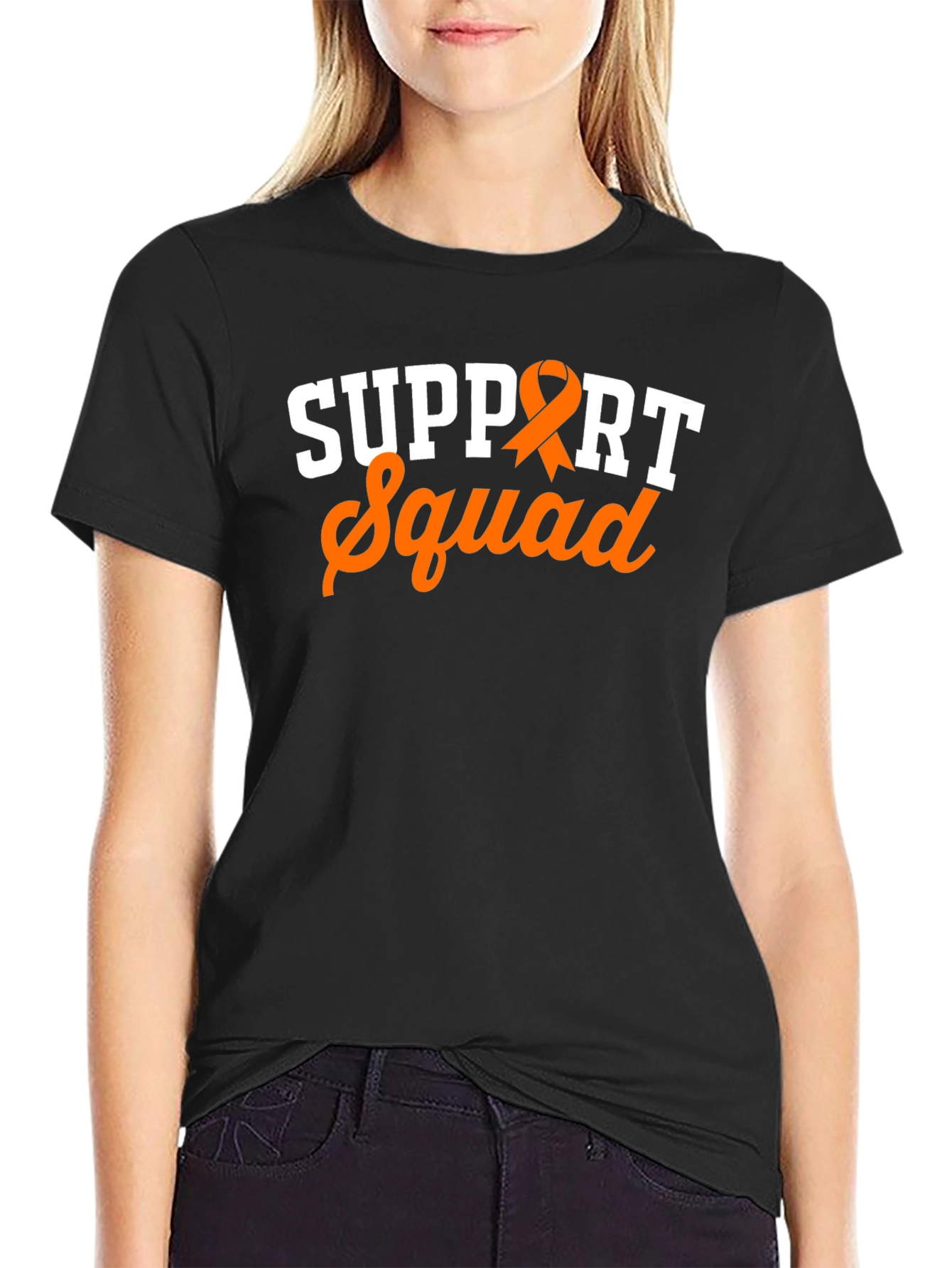 Support Squad Ribbon Tee - Awareness T-Shirt