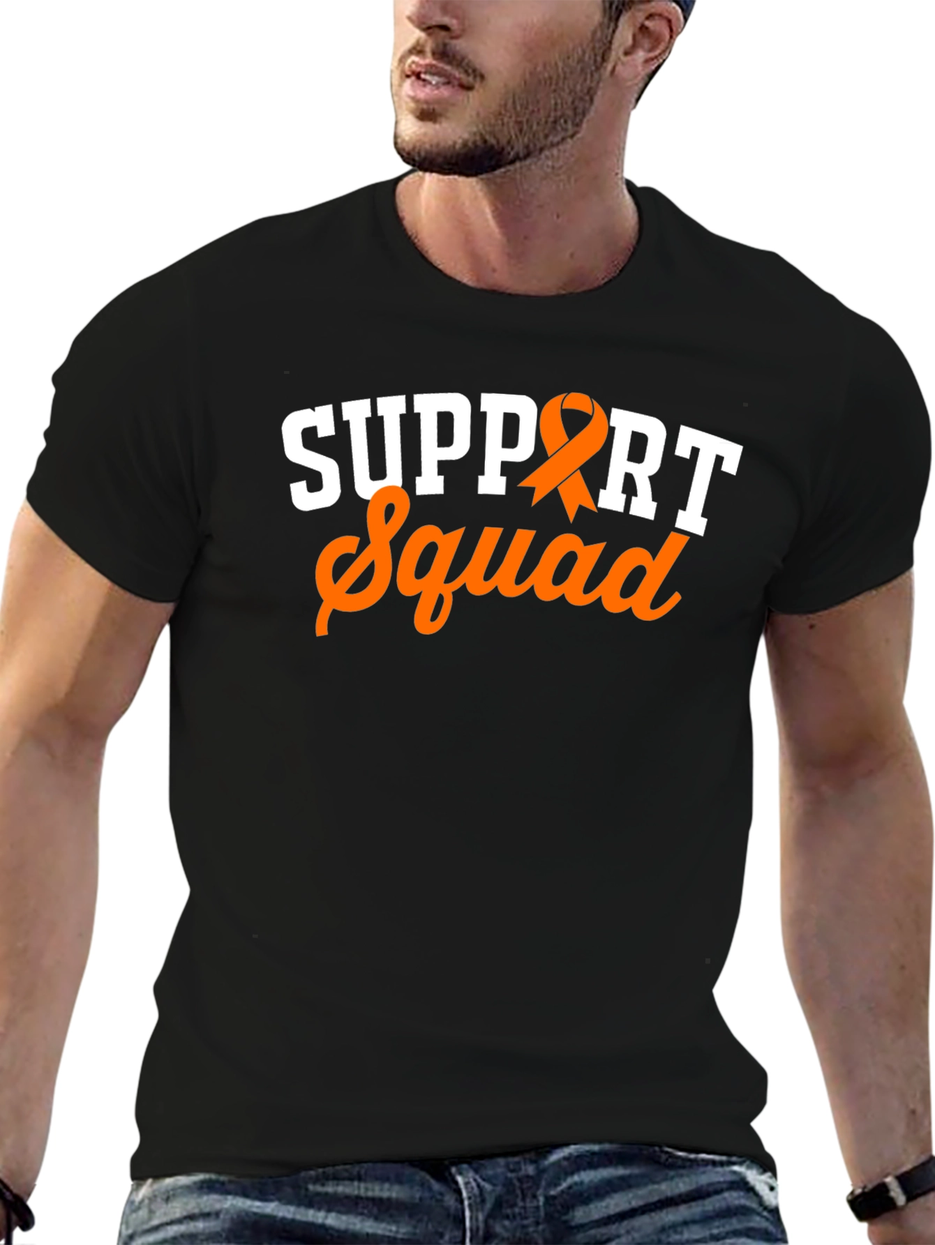 Support Squad Ribbon Tee - Awareness T-Shirt