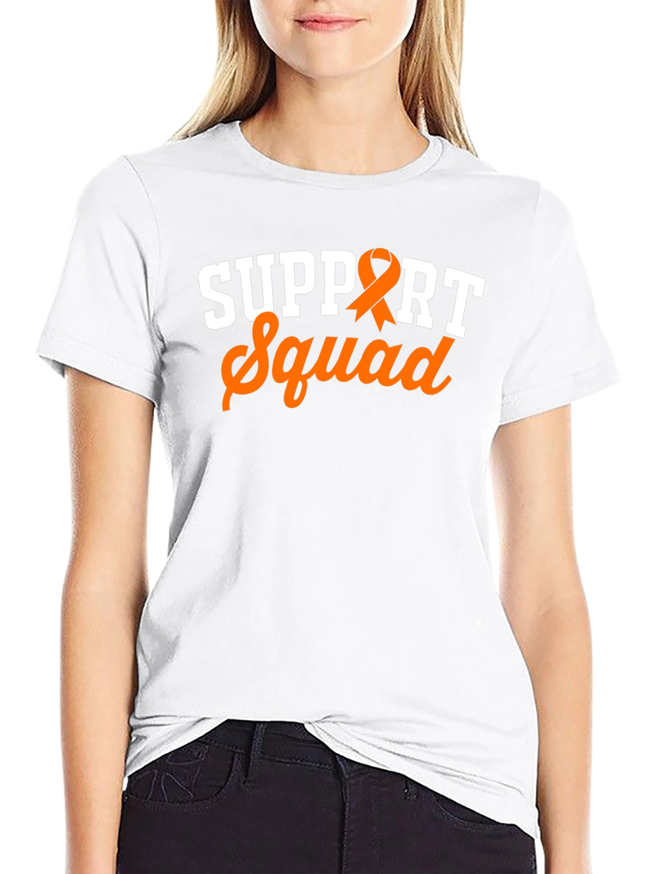 Support Squad Ribbon Tee - Awareness T-Shirt