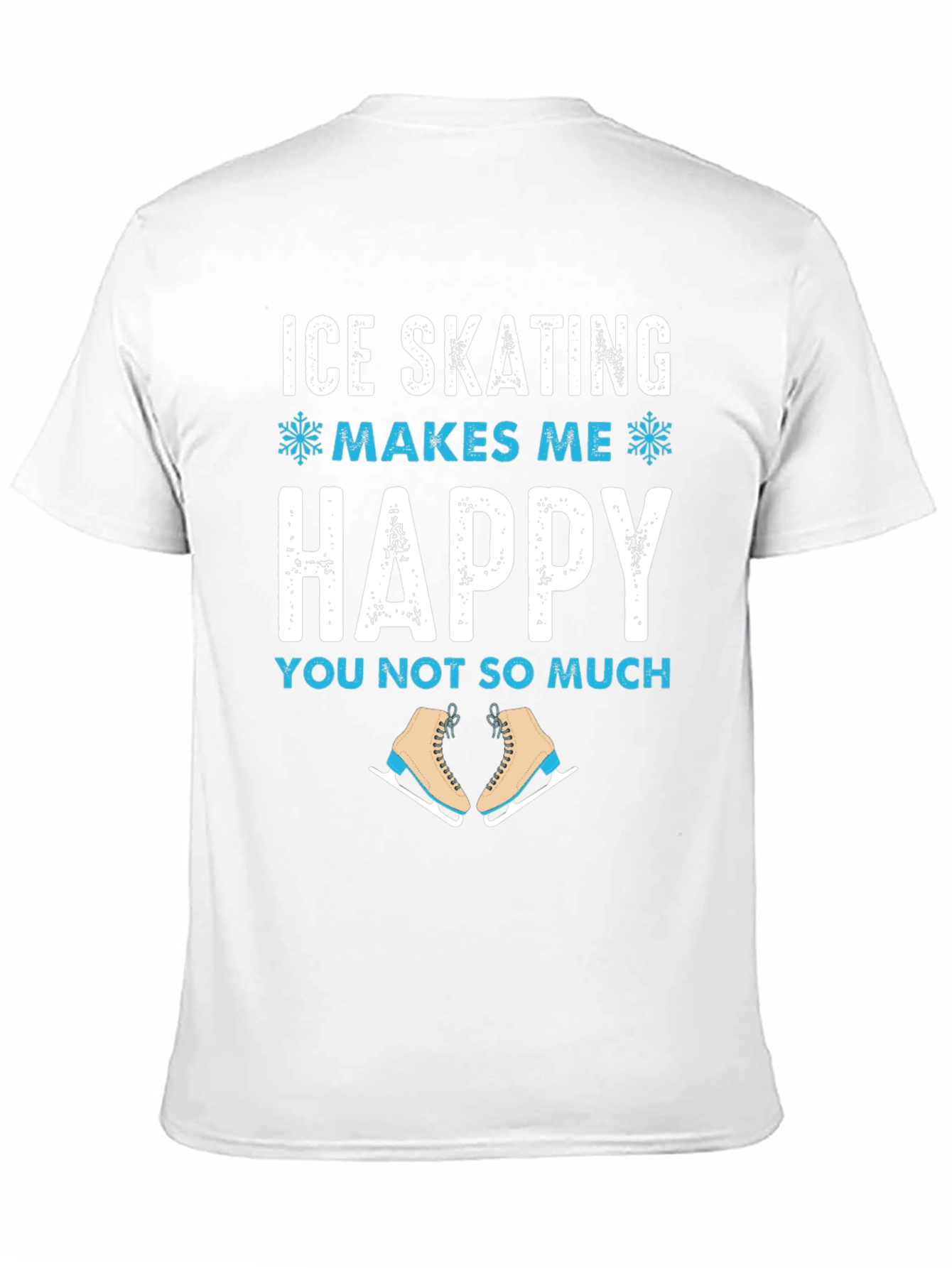 Ice Skating Makes Me Happy T-Shirt