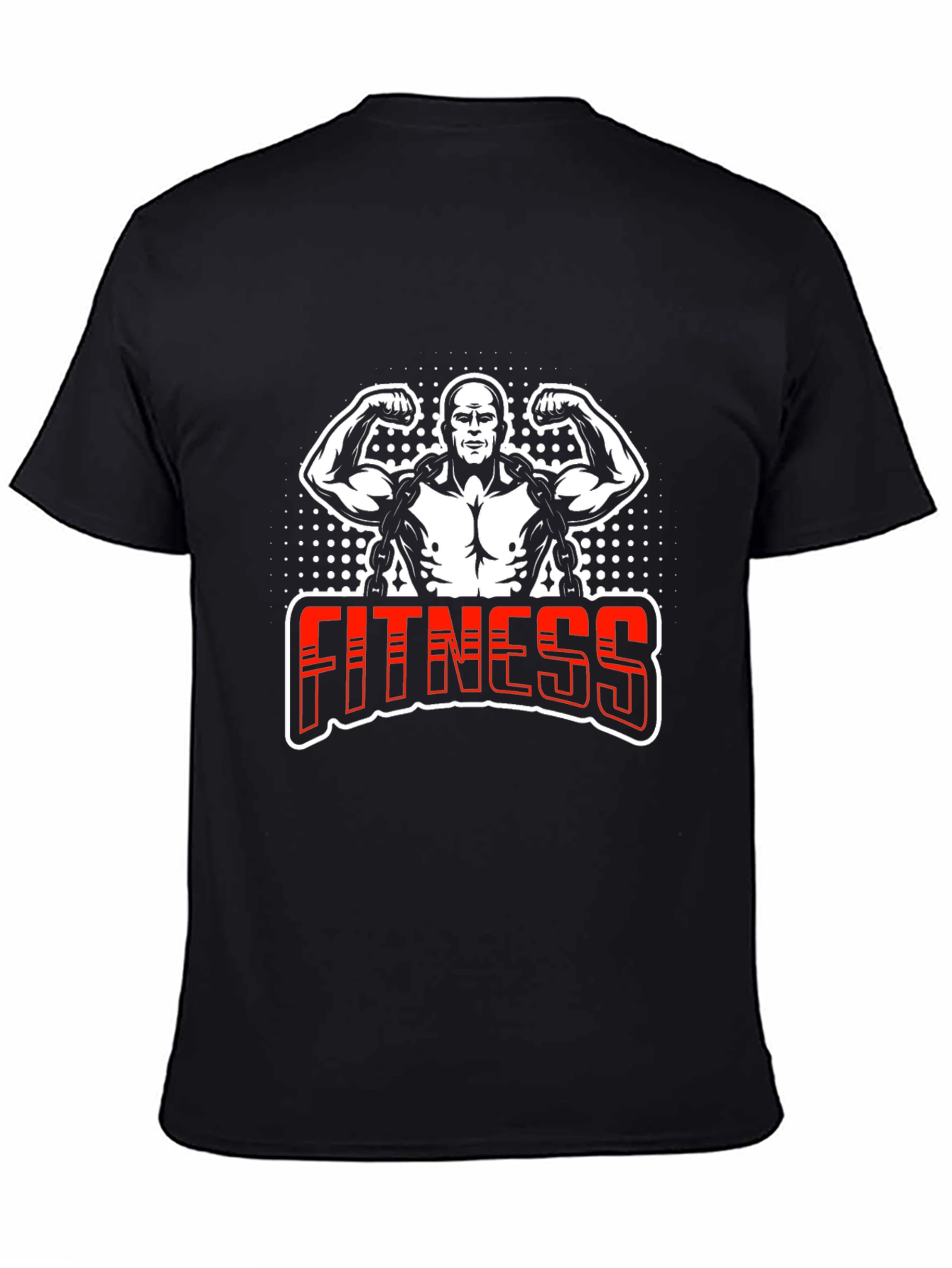 Fitness Graphic Black T-Shirt for Gym Lovers