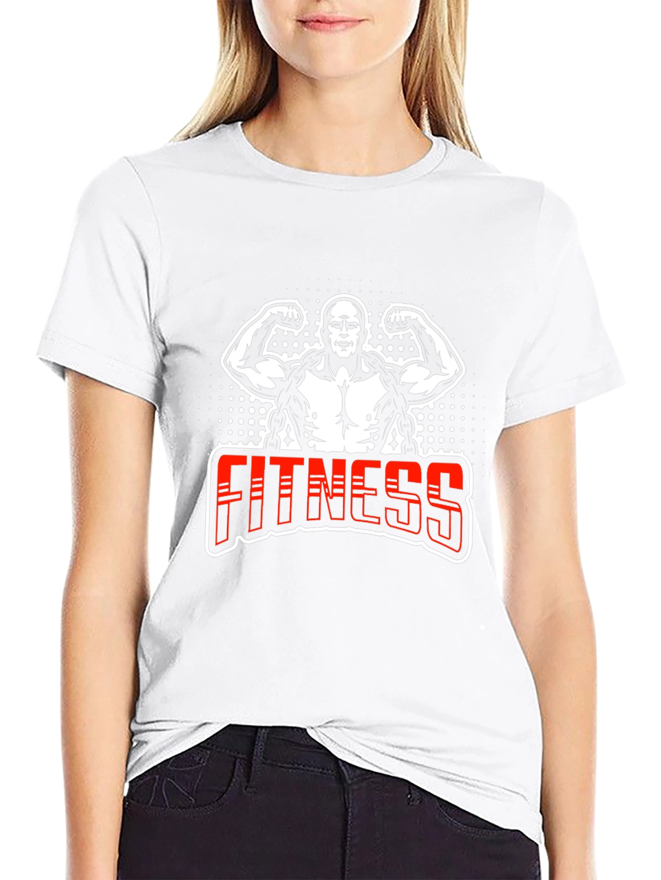 Fitness Graphic Black T-Shirt for Gym Lovers