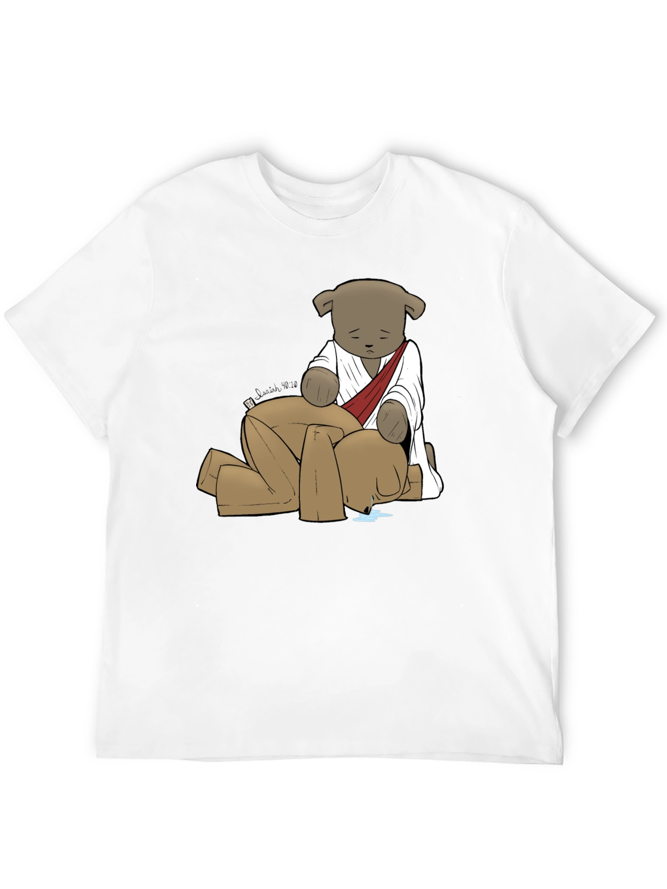 Jesus Bear Graphic Tee - Comfort & Faith