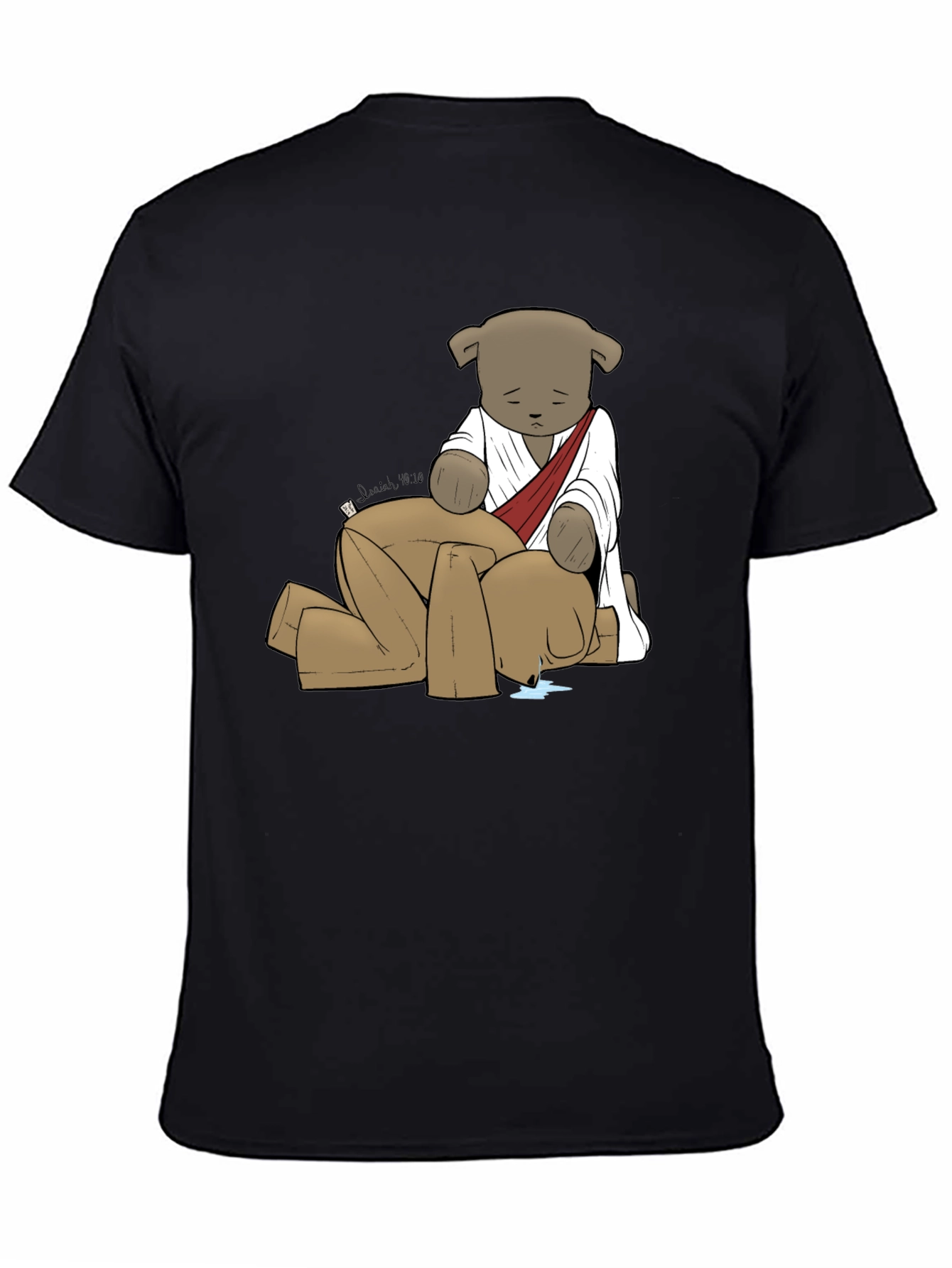 Jesus Bear Graphic Tee - Comfort & Faith