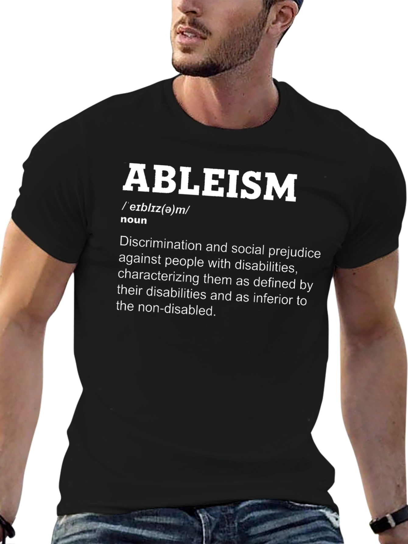 Ableism Definition T-Shirt - Equality & Awareness