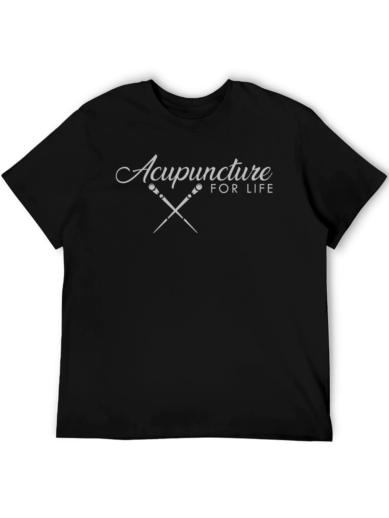 Acupuncture for Life Black T-Shirt