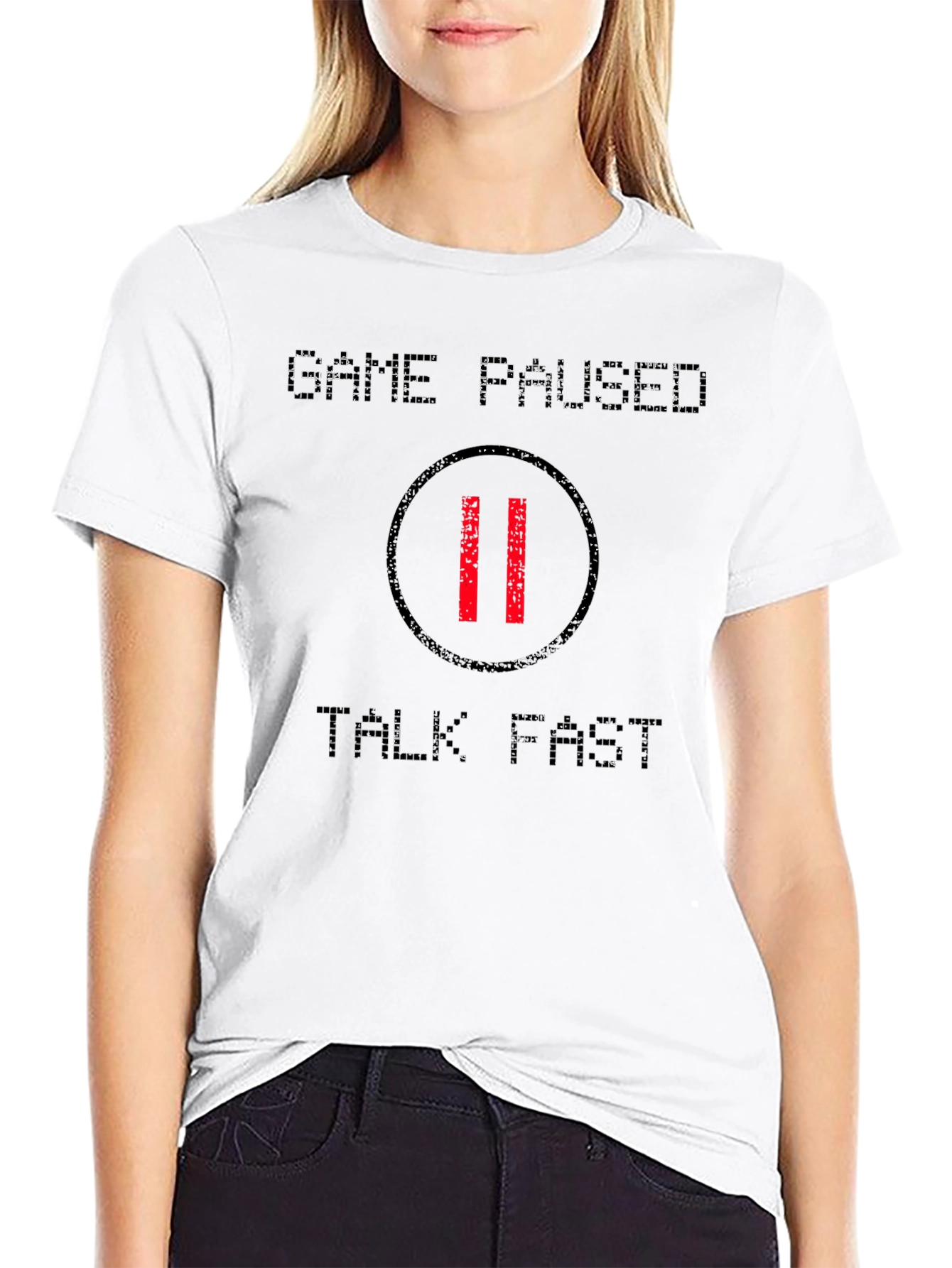 Game Paused T-Shirt - Talk Fast!