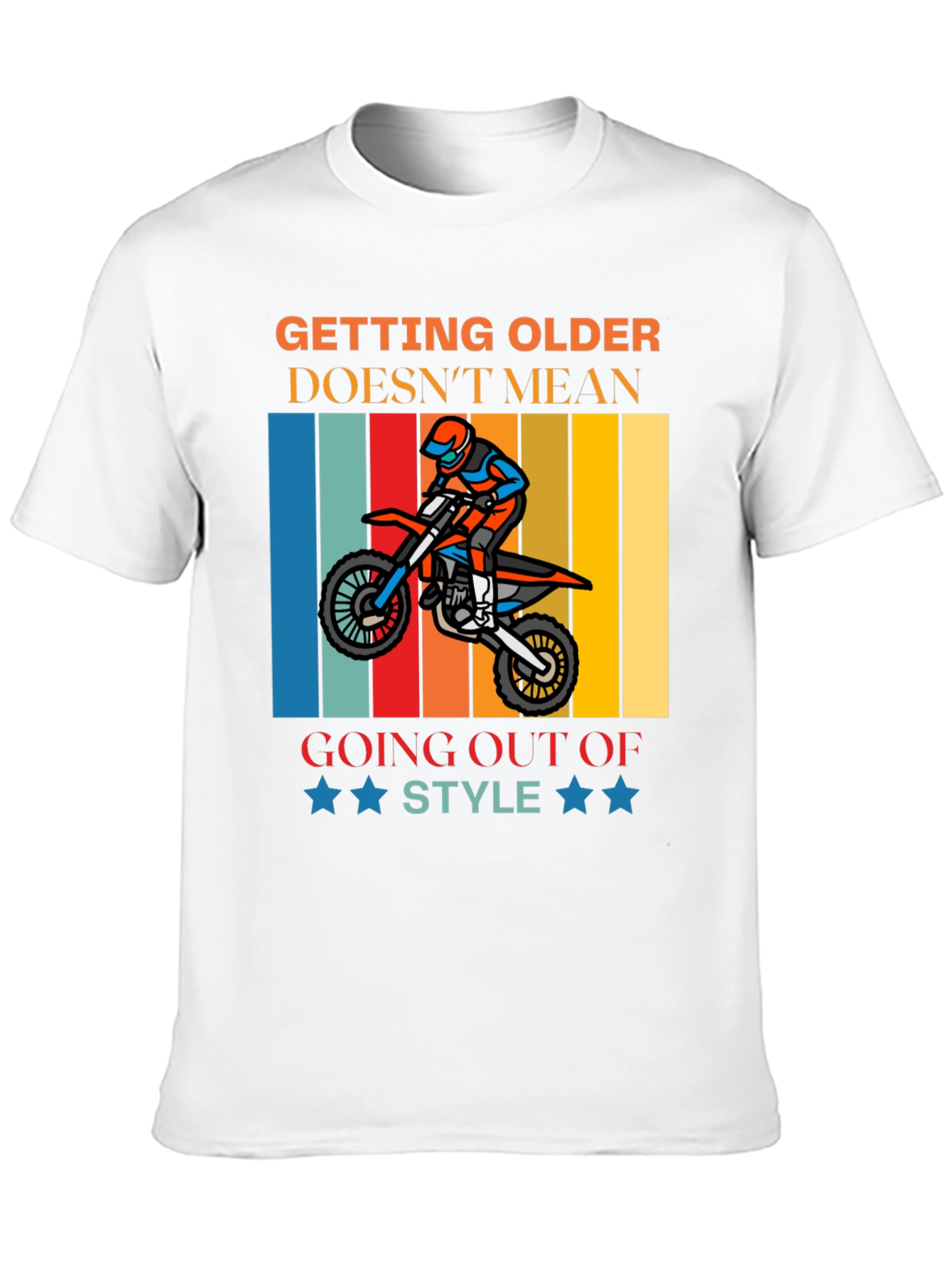 Getting Older Motocross Graphic T-Shirt