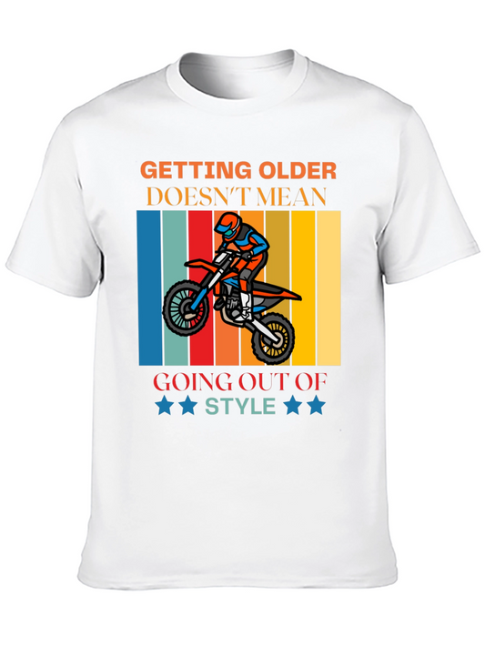 Getting Older Motocross Graphic T-Shirt