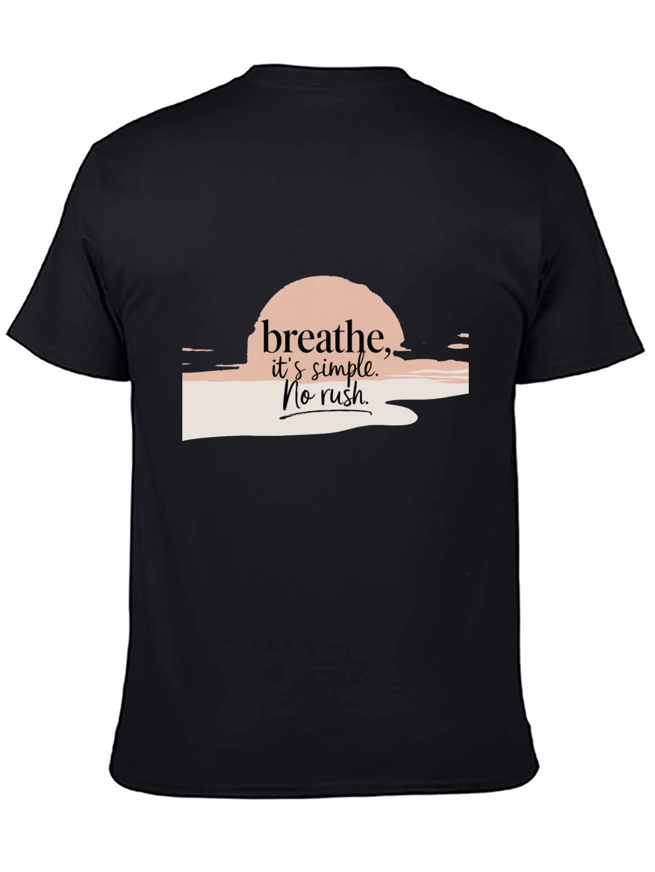Breathe Simple Graphic Tee - Relaxed Fit